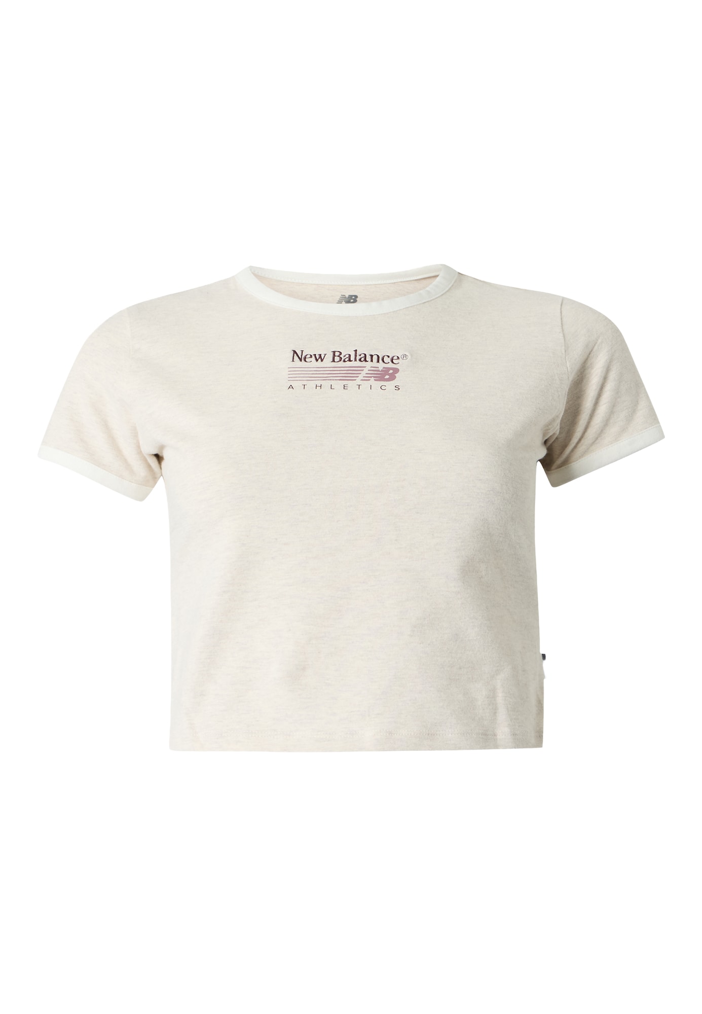 new balance Tricou nisipiu / ciocolatiu / roz pal