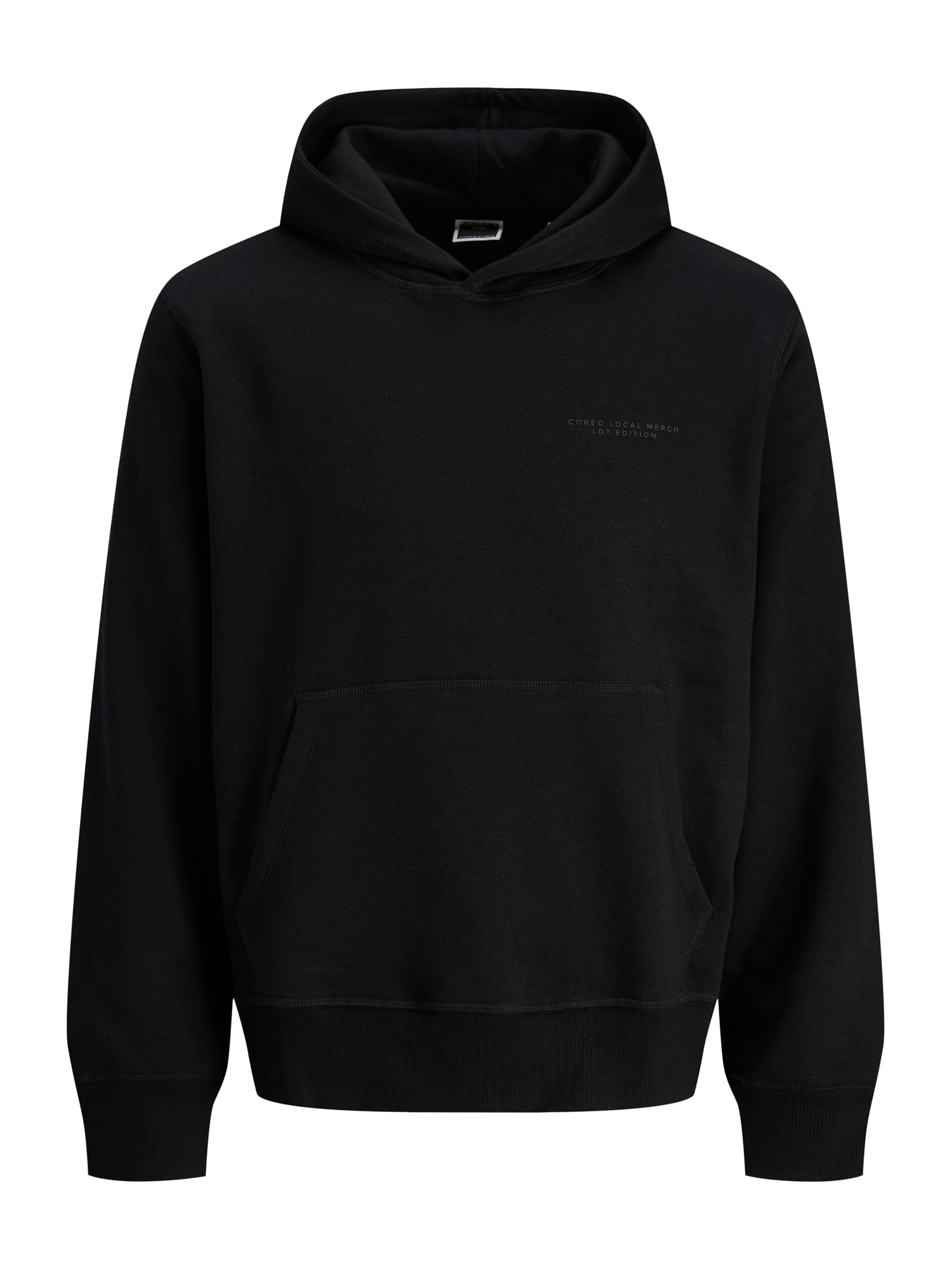 JACK & JONES Tréning póló 'JCOINTERLUDE'  szürke / fekete akciós termékkép 1