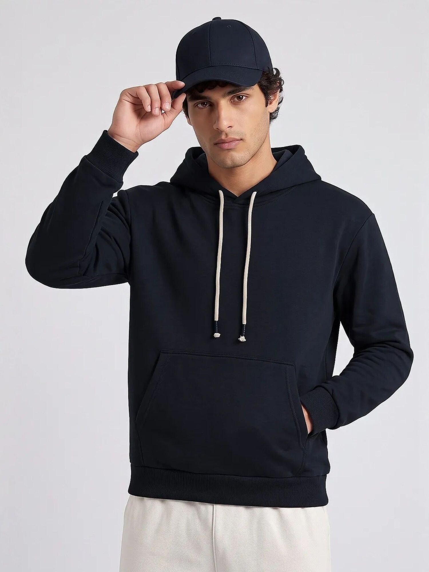 Tommy Life Sweater majica mornarsko plava