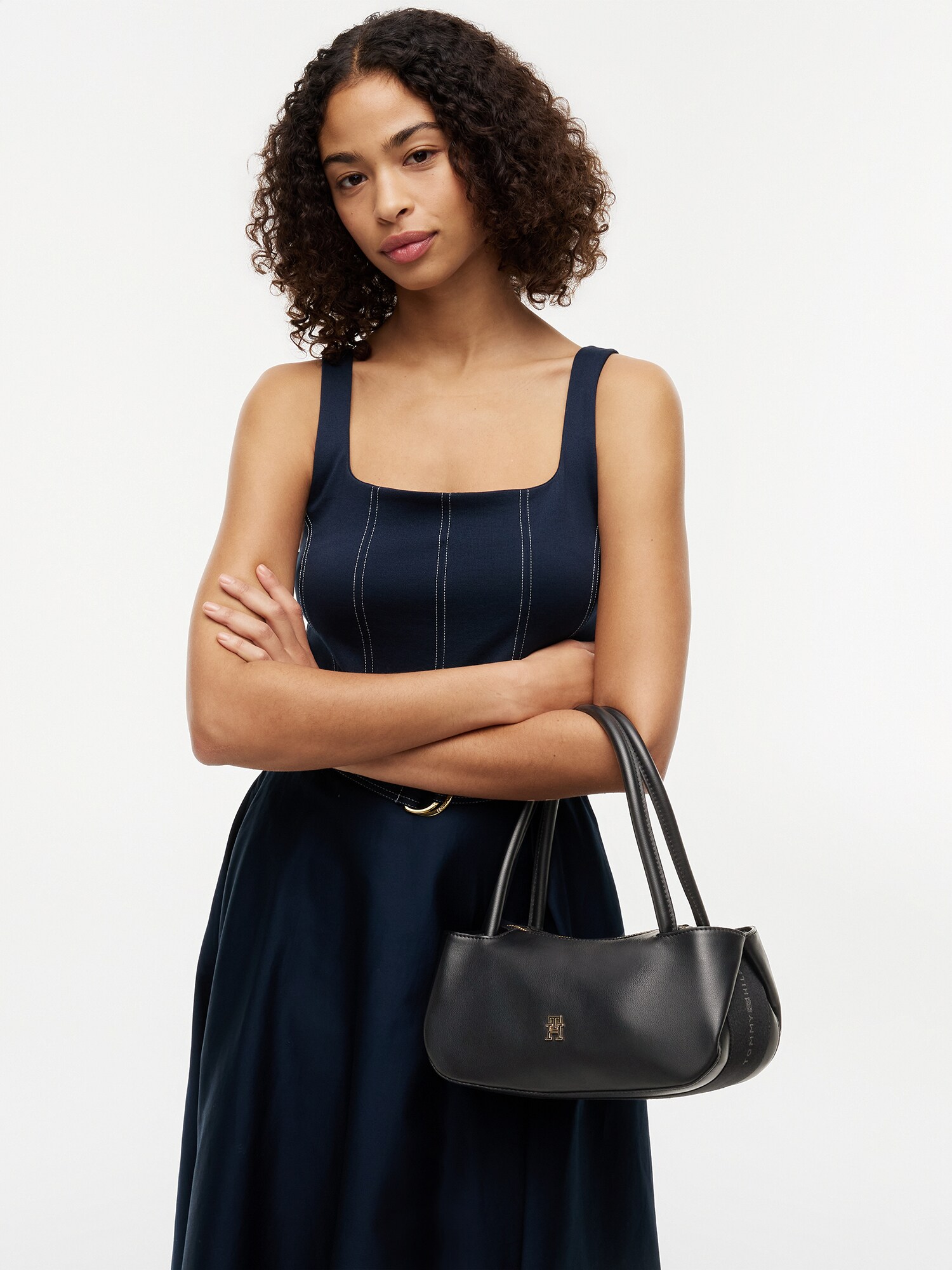 TOMMY HILFIGER Bolso de hombro negro – imagen 23