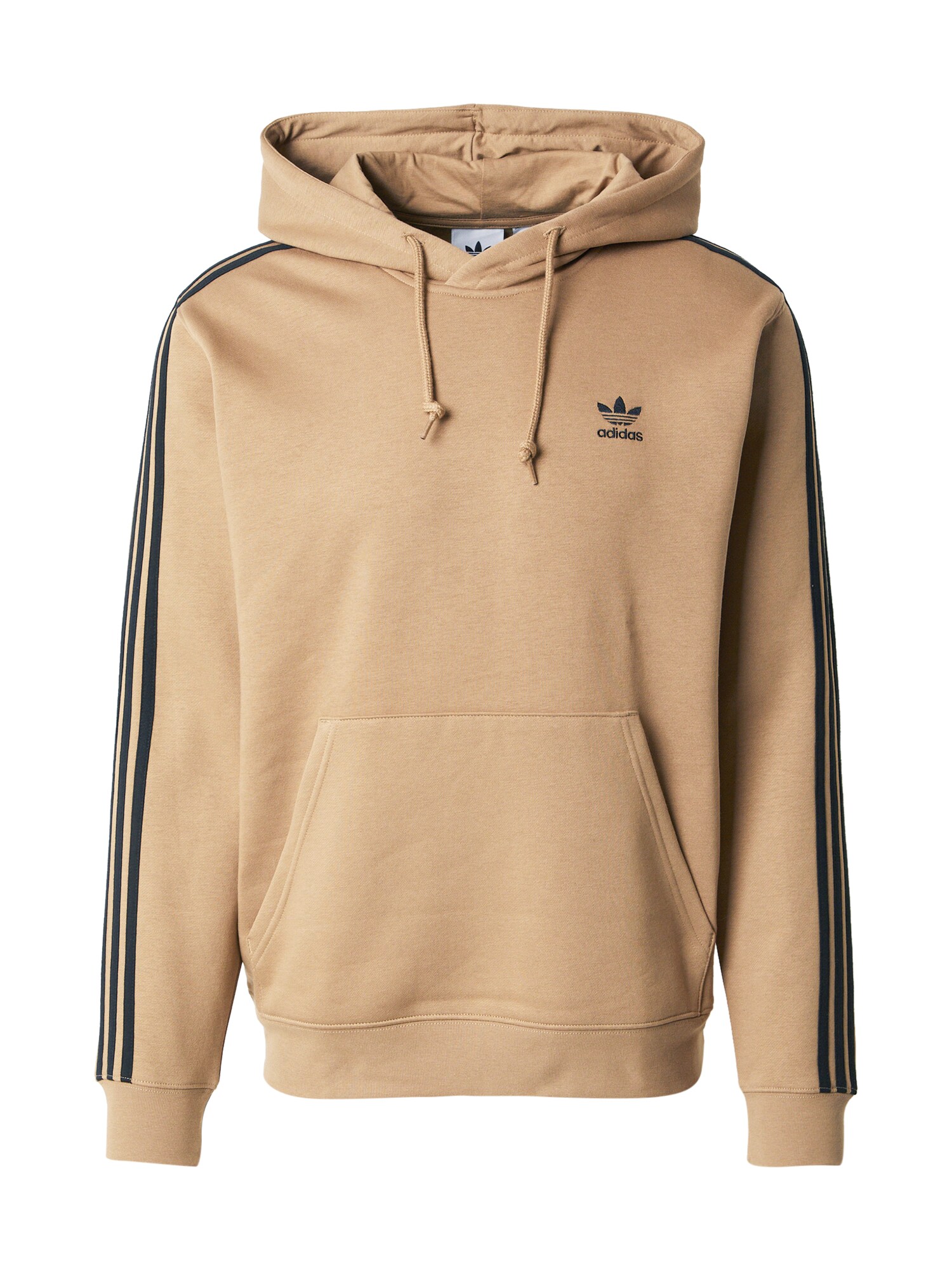 ADIDAS ORIGINALS Mikina 'Adicolor Classics'  svetlohnedá / čierna