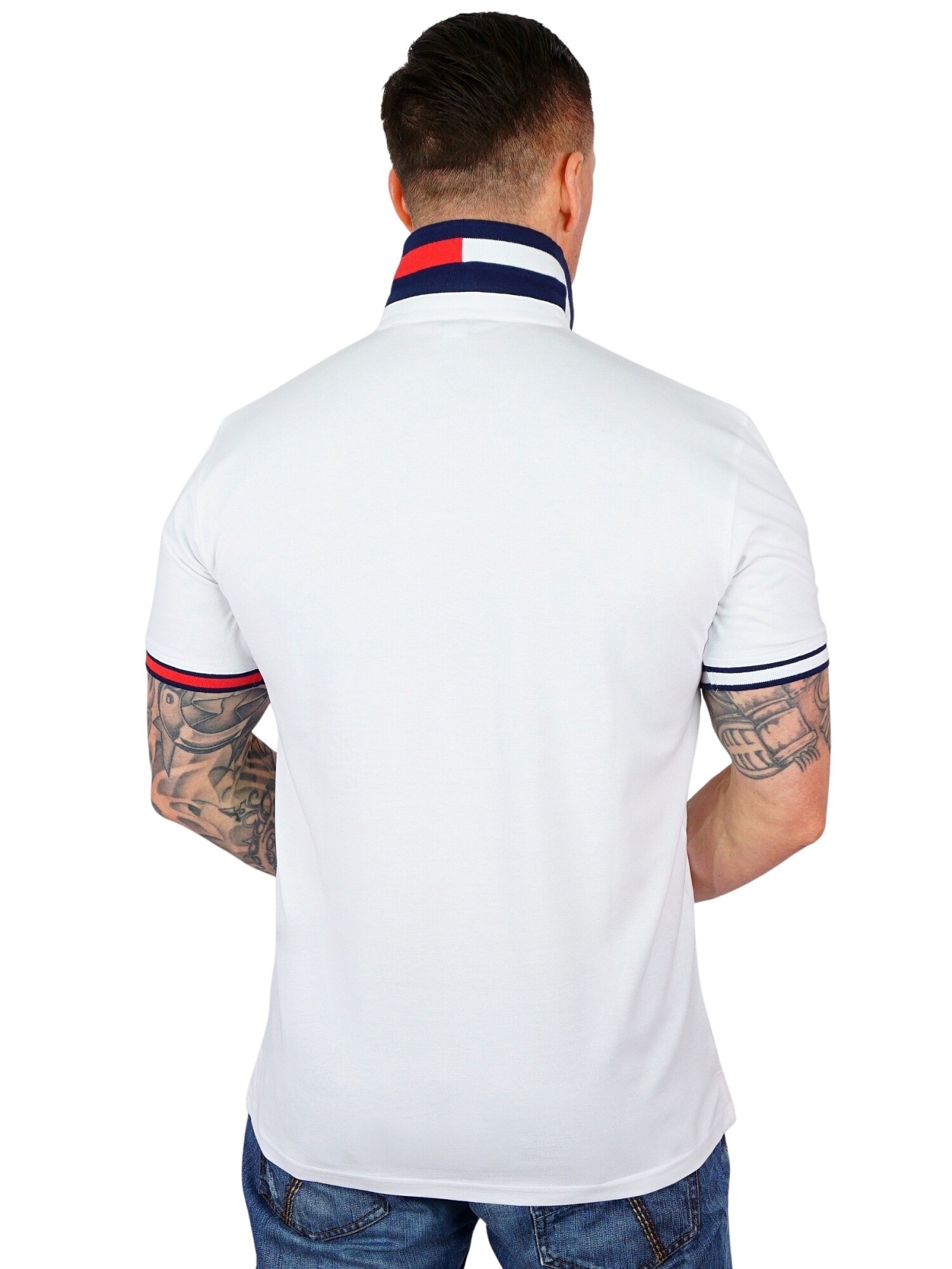 U.S. POLO ASSN. Tričko červená / čierna / biela (obrázok 5)