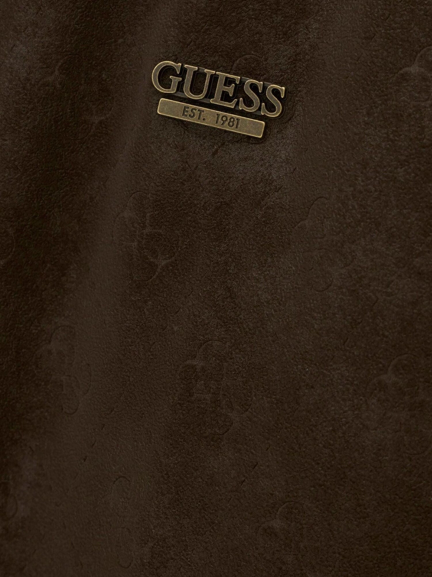 GUESS Chaqueta de entretiempo 'Giubbotto M6BL28W4140'  chocolate – imagen 4