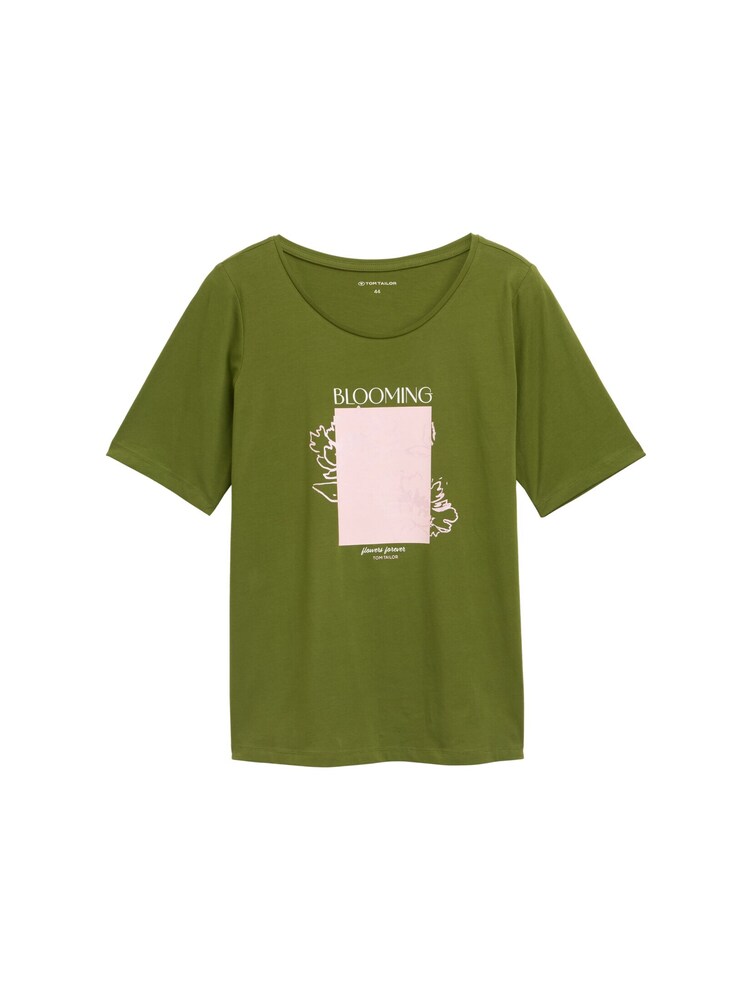 Tom Tailor Women + T-Shirt Damen Größe 7XL oliv