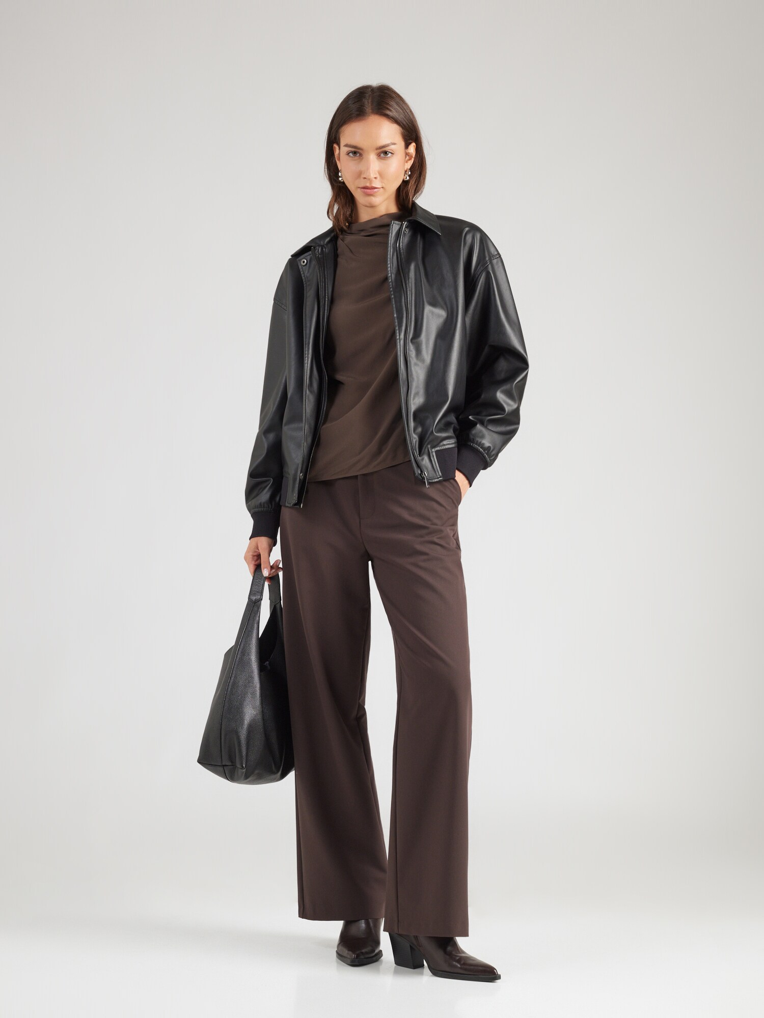 PATRIZIA PEPE Blusa  marrón oscuro – imagen 4