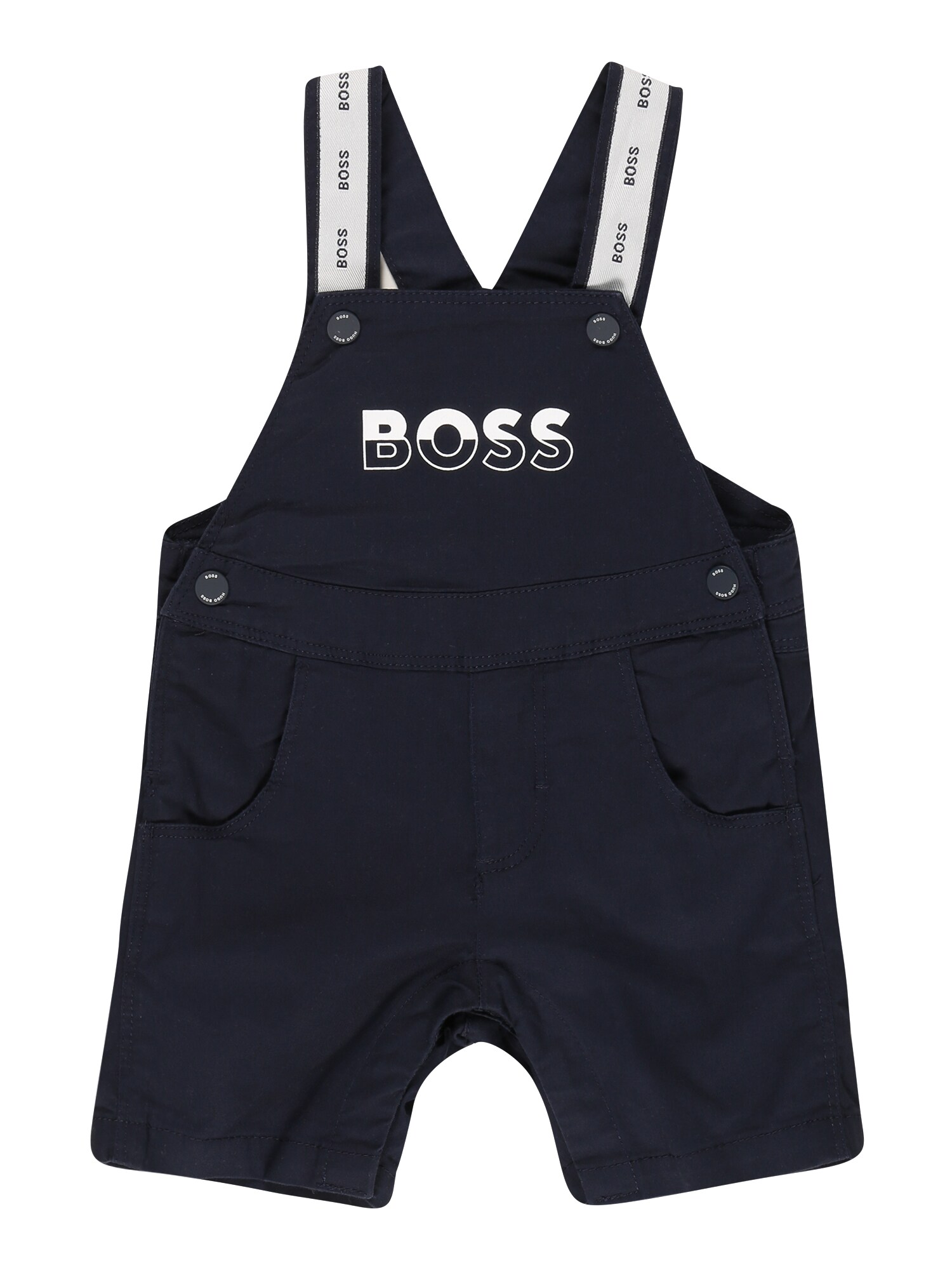 BOSS Kidswear Kombinezonas su petnešomis nakties mėlyna / balta
