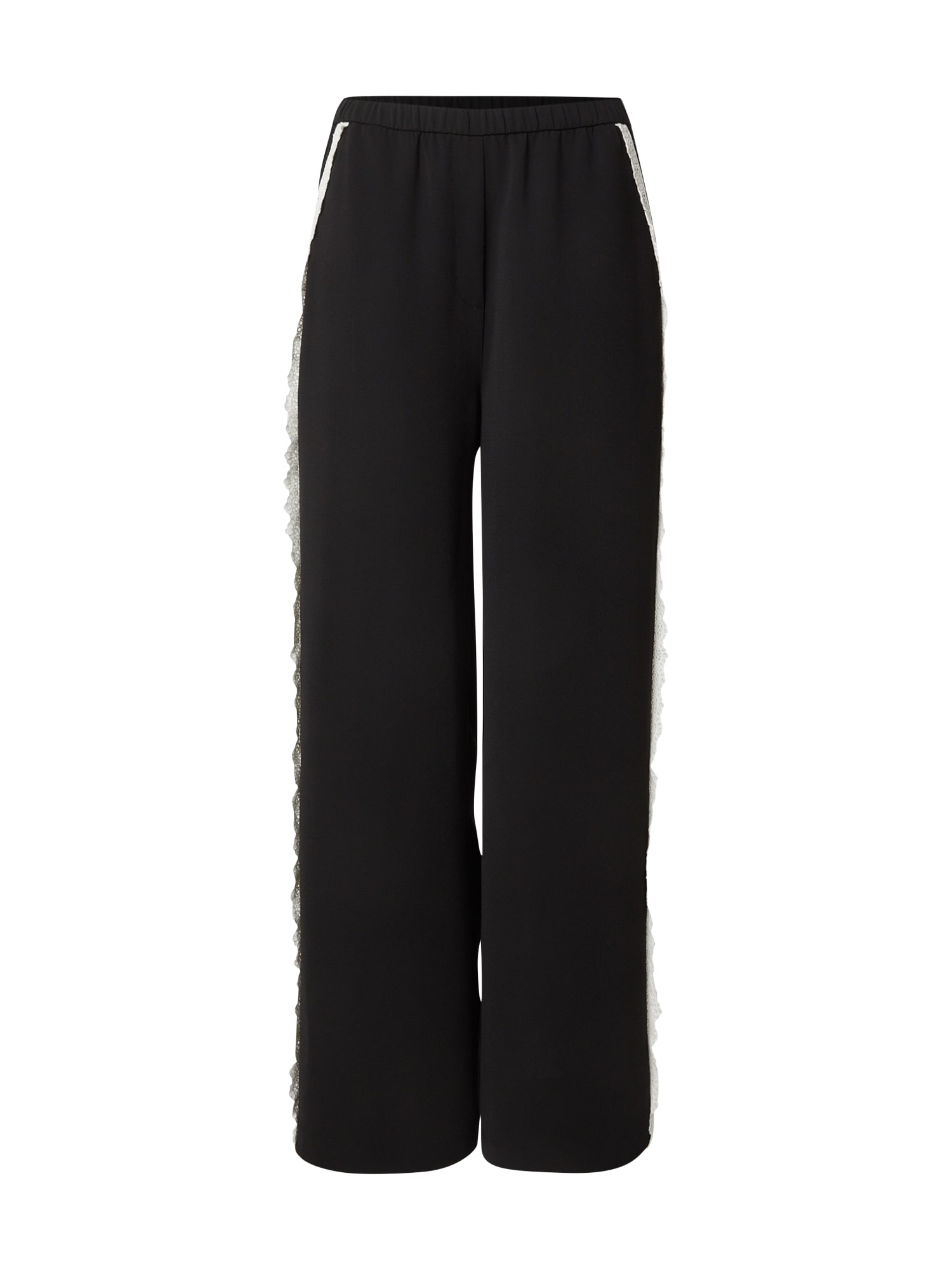 EDITED Pantaloni Tilly  negru / alb