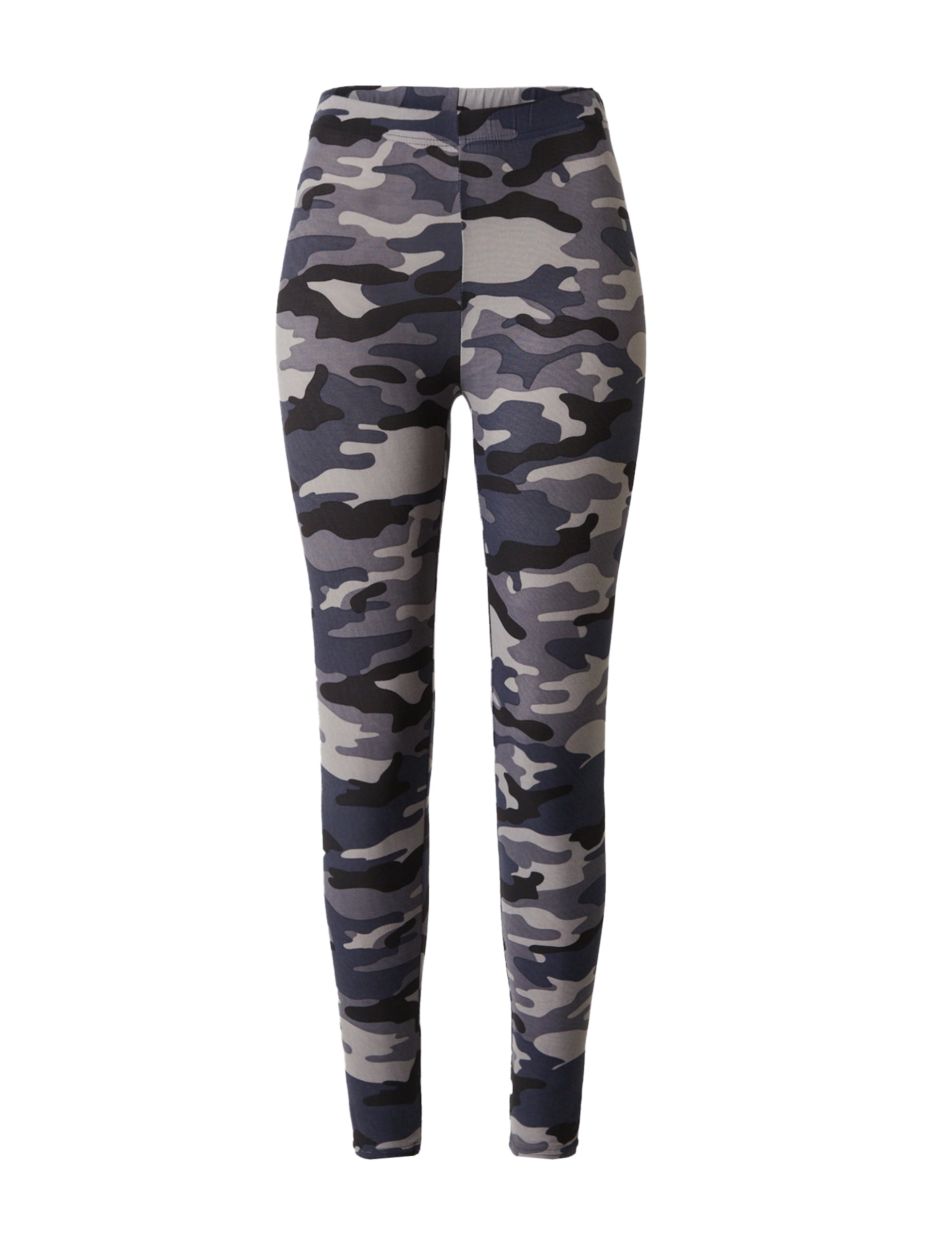 Urban Classics Camo Leggings Svart, Grå dam – bild 2