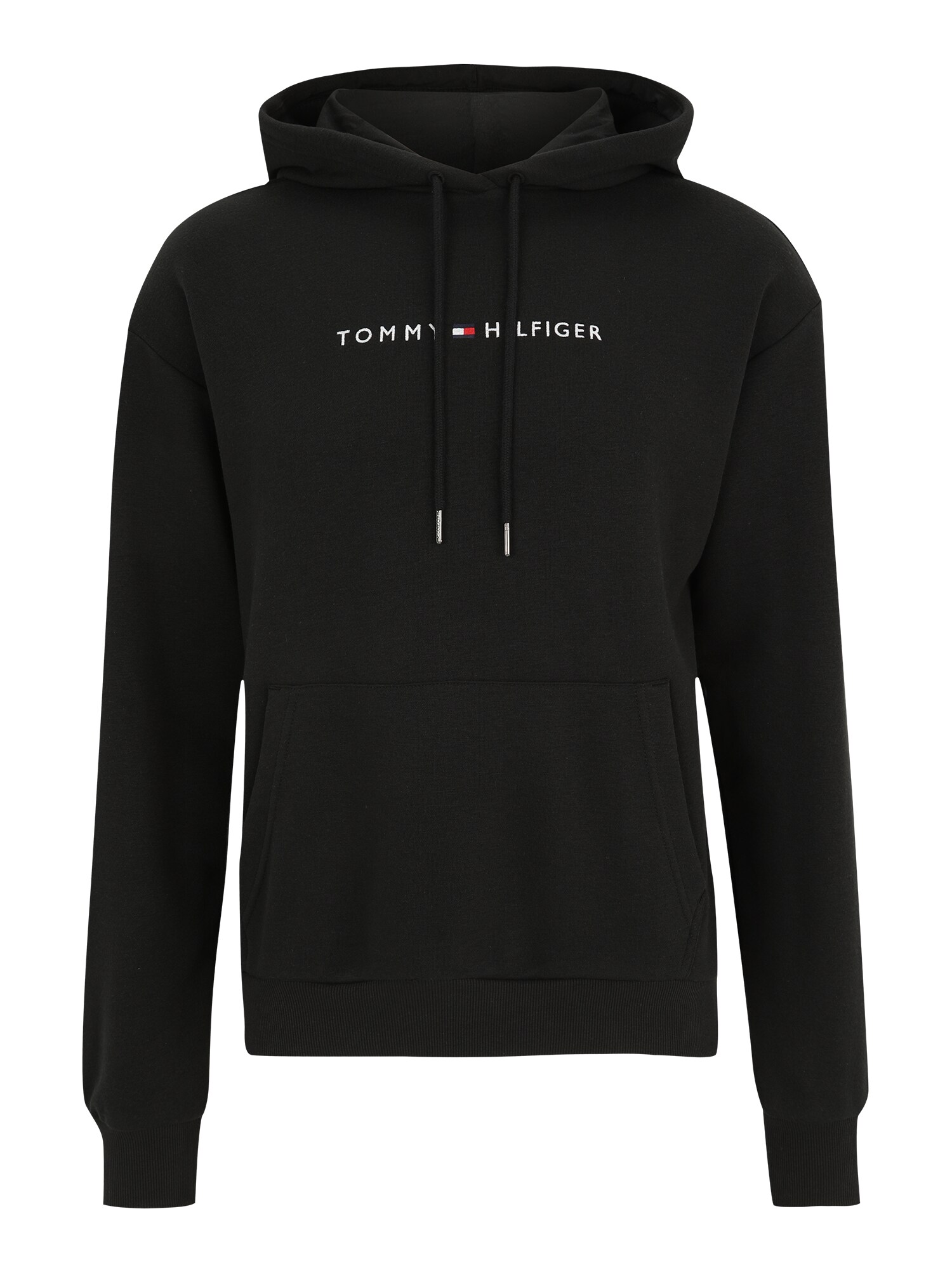 Tommy Hilfiger Underwear Bluză de molton OH  negru / alb