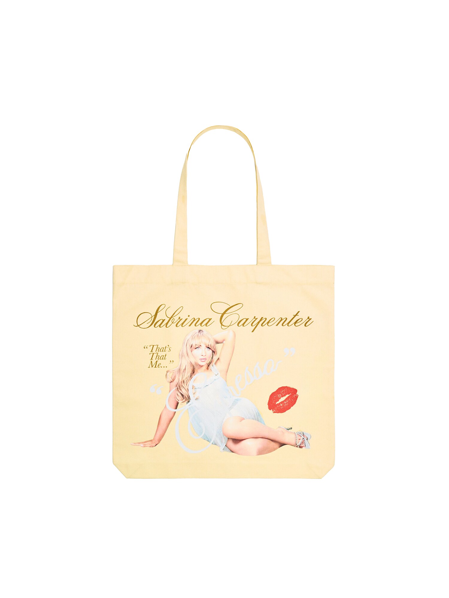 Bershka Plase de cumpărături SABRINA CARPENTER  galben muștar / galben lămâie / roșu / alb