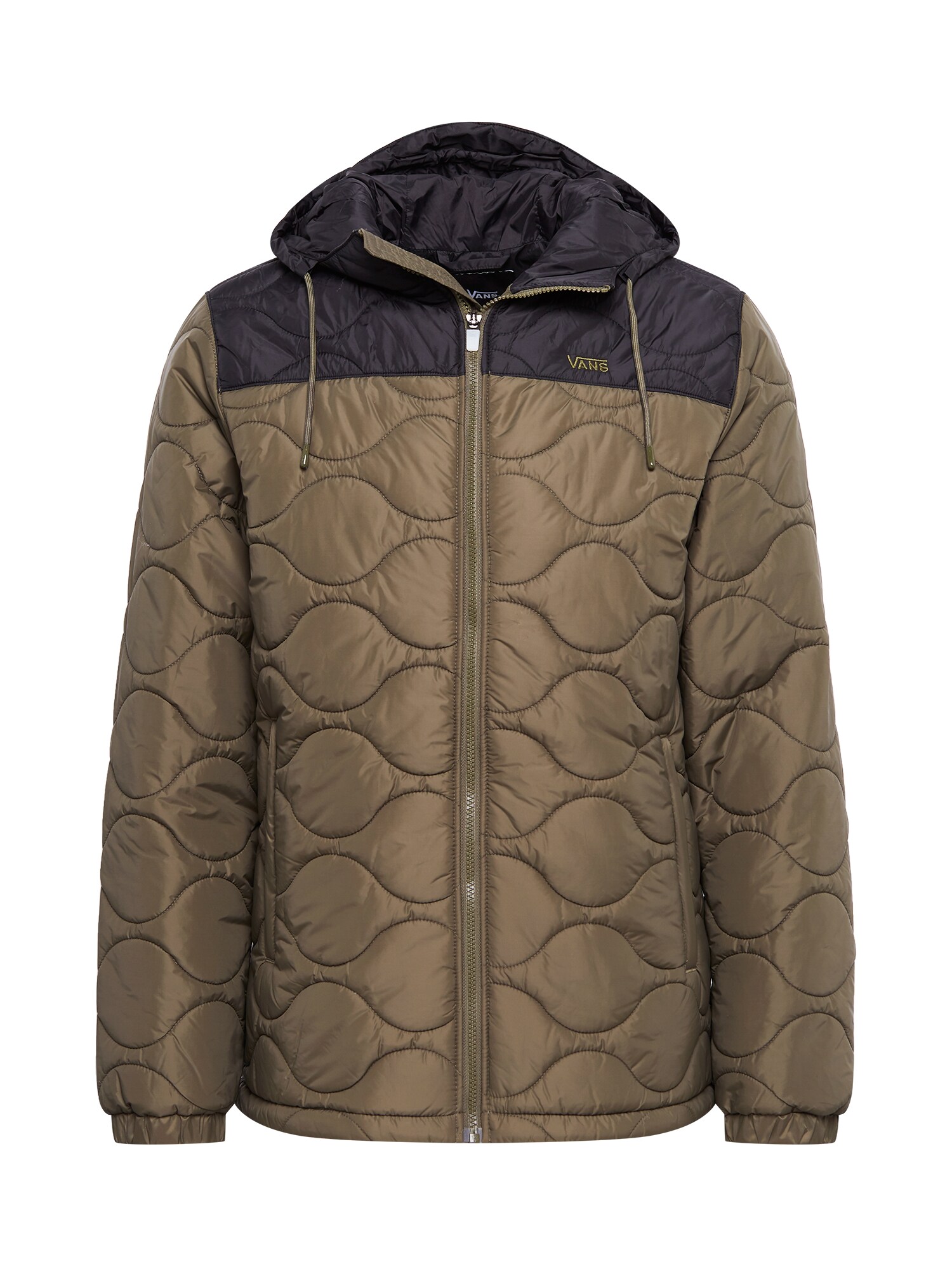 VANS Demisezoninė striukė 'WOODCREST II'  rusvai žalia / juoda