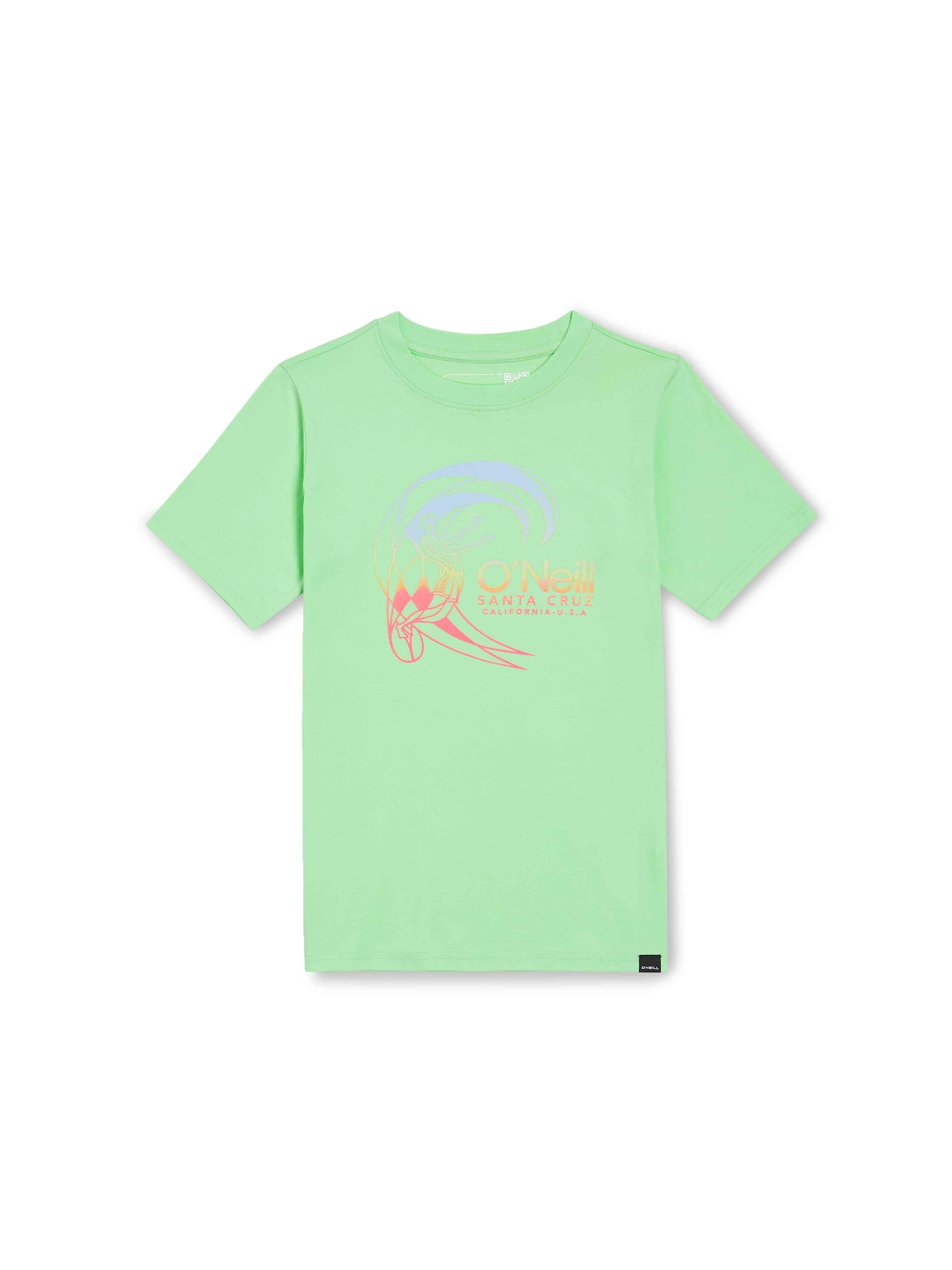 ONEILL Tricou Circle Surfer  verde neon / mov deschis / portocaliu / roși aprins