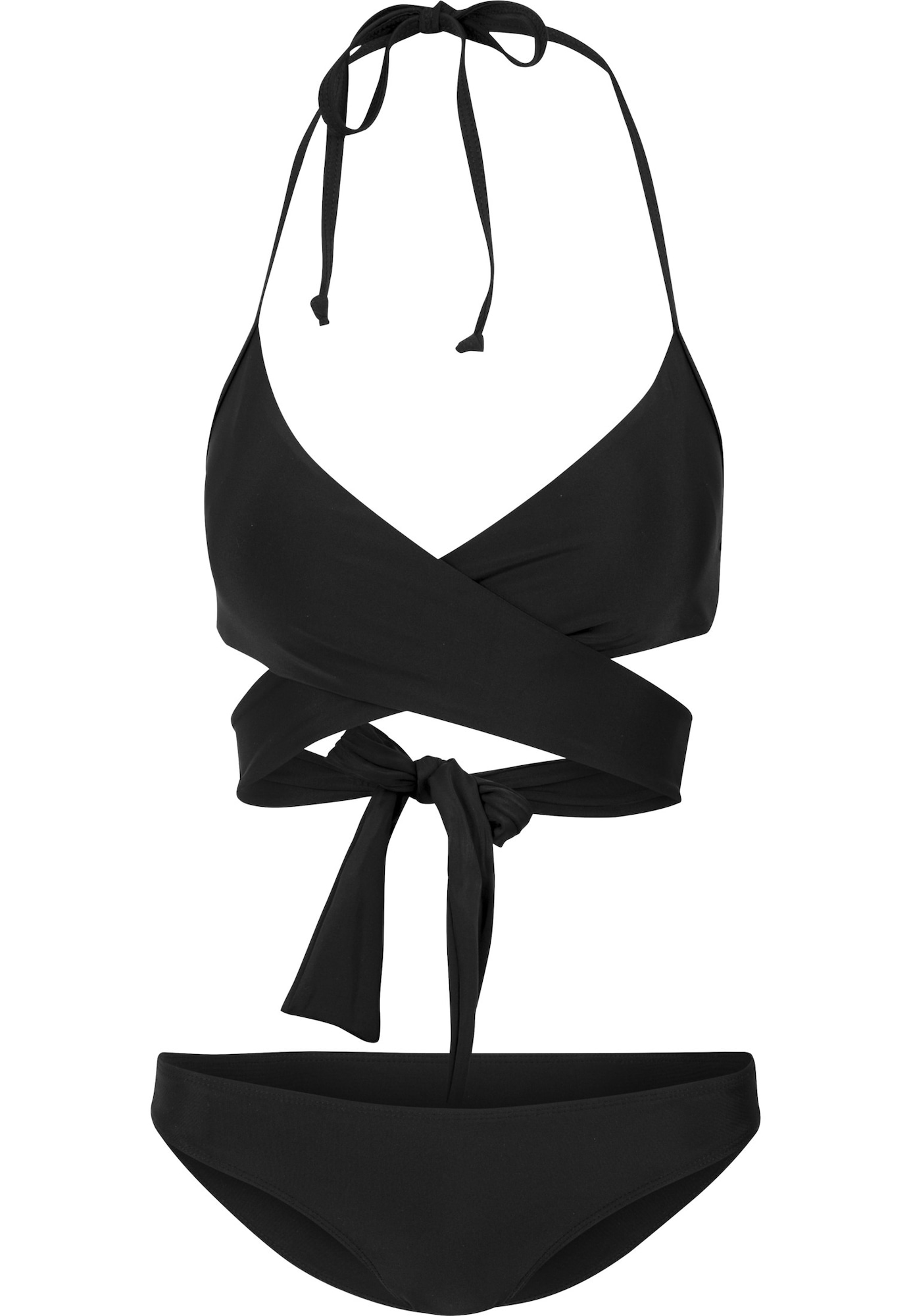Urban Classics Bikiny  čierna