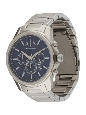 ARMANI EXCHANGE Reloj analógico  azul oscuro / plata