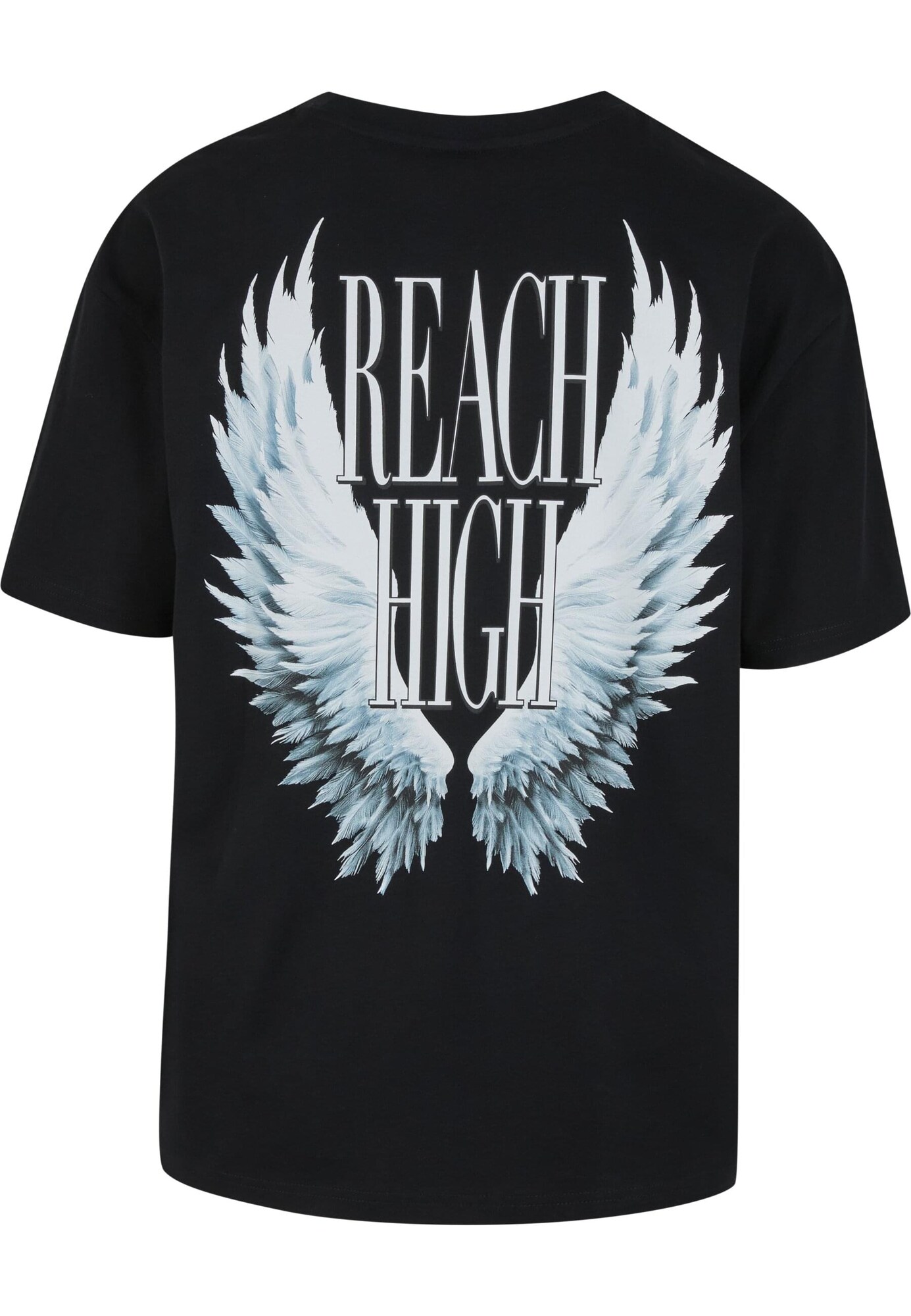 Mister Tee Camiseta 'Reach High'  azul claro / negro / blanco