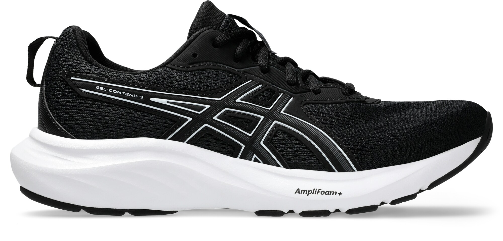 ASICS Bežecká obuv 'Contend 9' čierna / biela (obrázok 6)