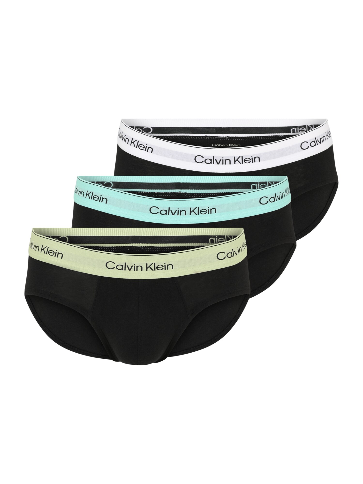 Calvin Klein Underwear Slip  albastru deschis / verde deschis / negru / alb