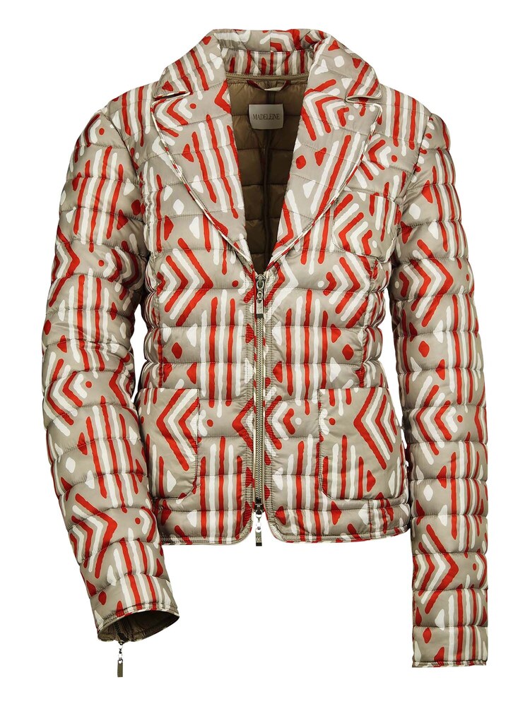 MADELEINE Jacke Damen Größe XS cappuccino / orange / wollweiß