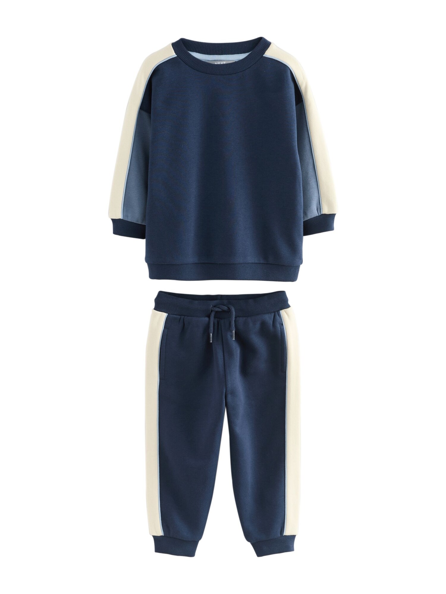 Next Trening  bej / bleumarin / albastru deschis