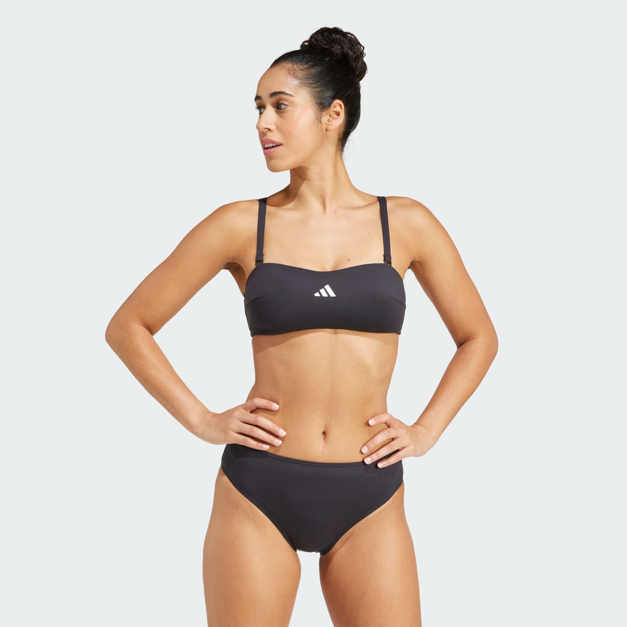 ADIDAS SPORTSWEAR Sport bikini felső 'Iconisea'  fekete / fehér termék 2. képe