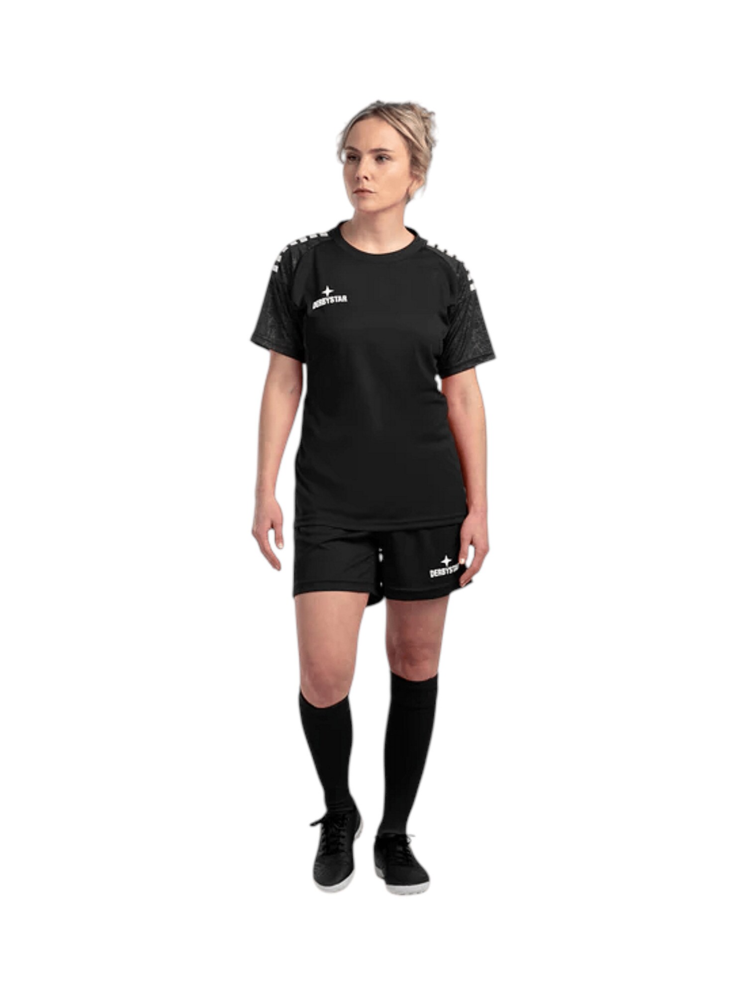 DERBYSTAR Camiseta de fútbol 'Madrid v25'  negro / blanco – imagen 3