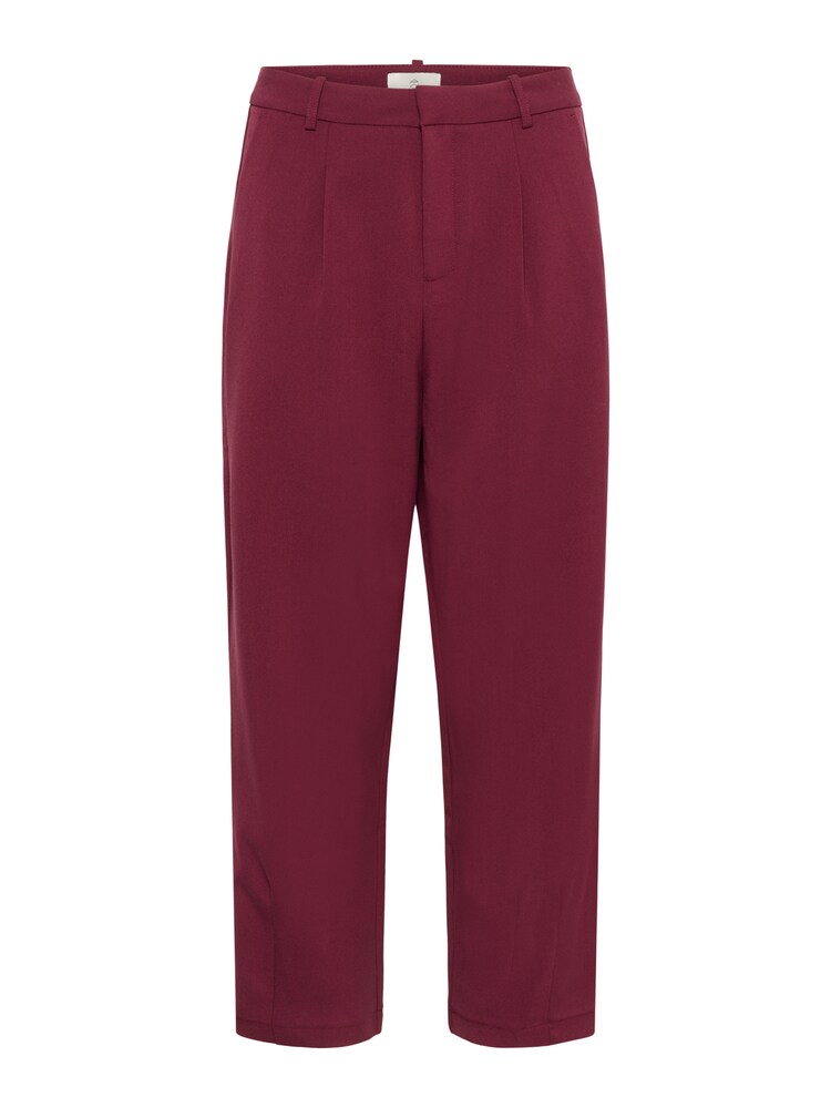 Kaffe Élére vasalt nadrágok 'Merle' Női piros , Méret 42