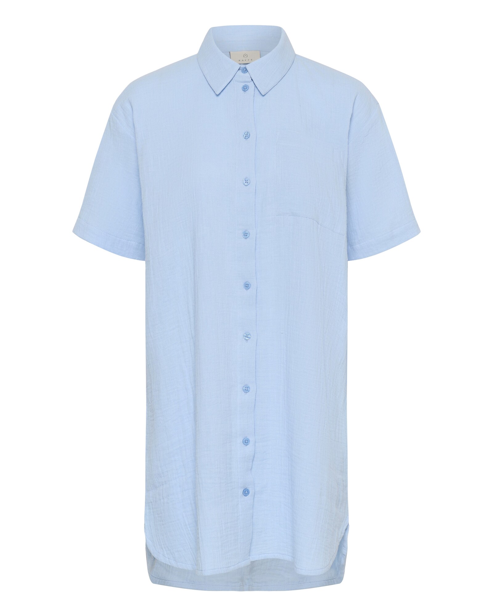 Kaffe Camiseta 'KAVafla' azul claro
