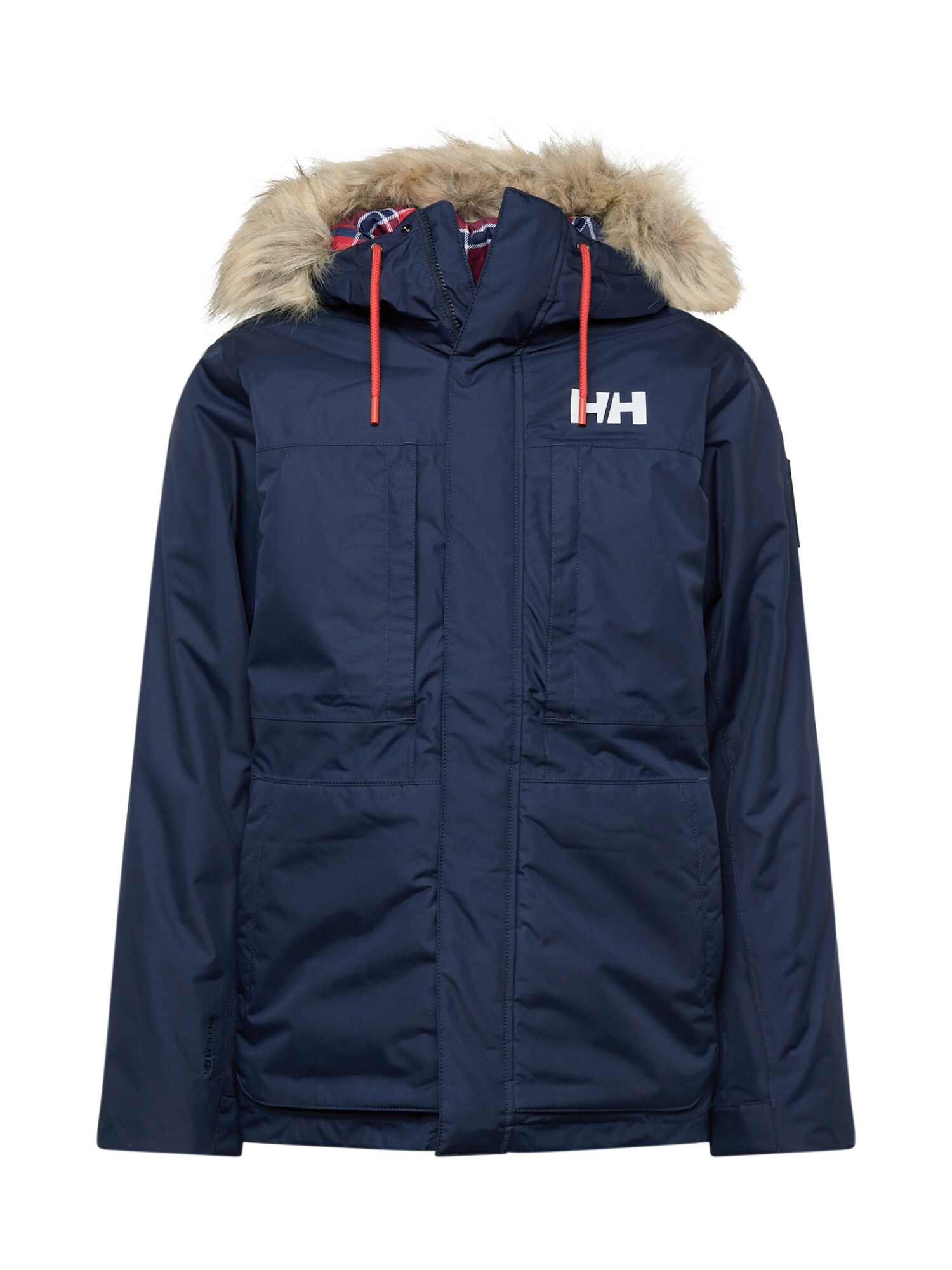 HELLY HANSEN Outdoorová bunda 'COASTAL 3.0'  námornícka modrá / biela melírovaná