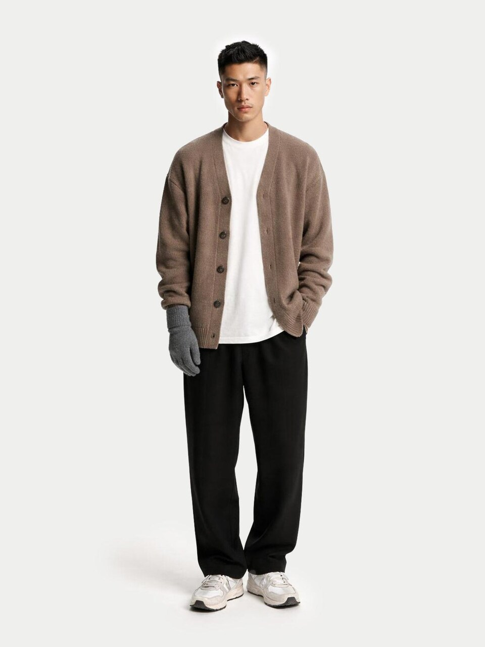 Fingervantar 'Essential Knit Cashmere Gloves'