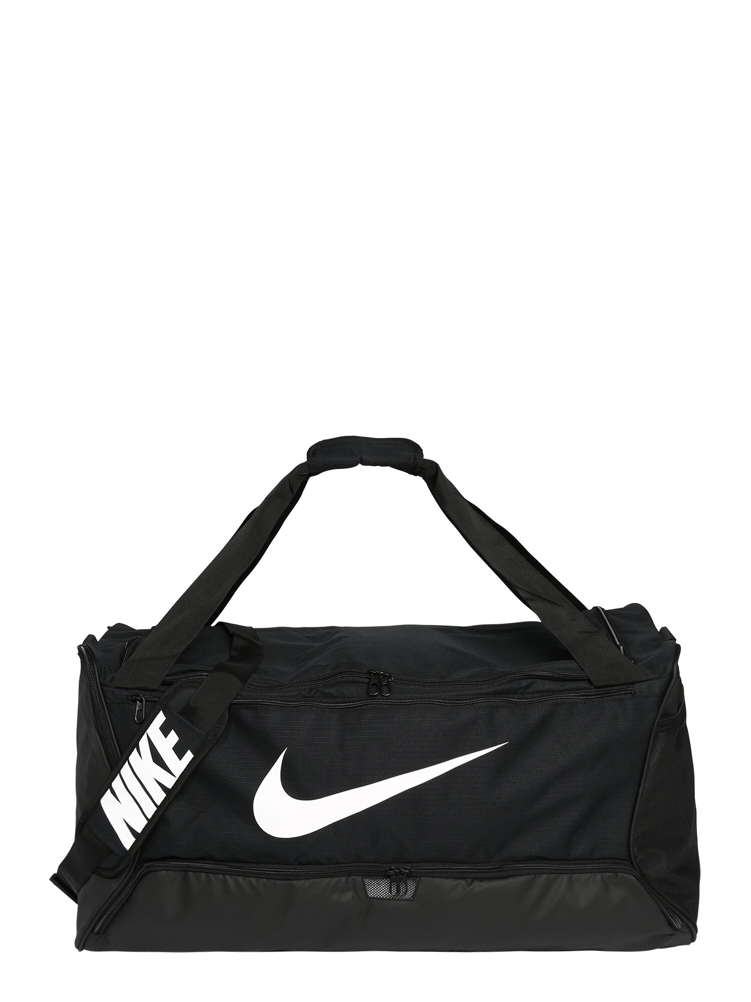 NIKE Sportinis krepšys 'Brasilia'  juoda / balta