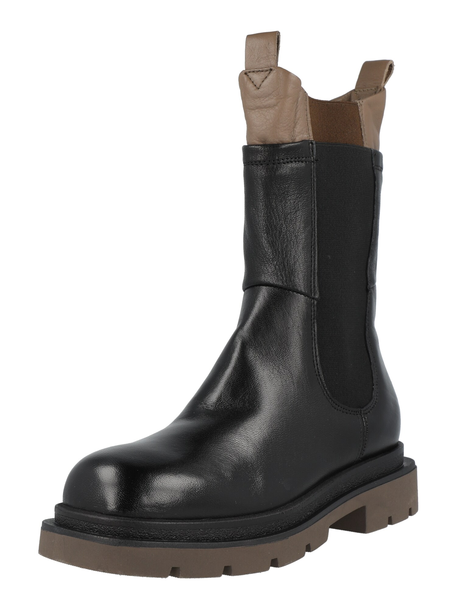 MJUS Botas chelsea 'LACCA'  castanho claro / preto