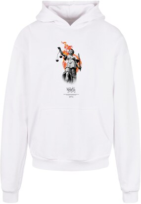 MJ Gonzales Sweatshirt ‘Justitia’ Geel / Grijs / Oranje / Zwart / Wit