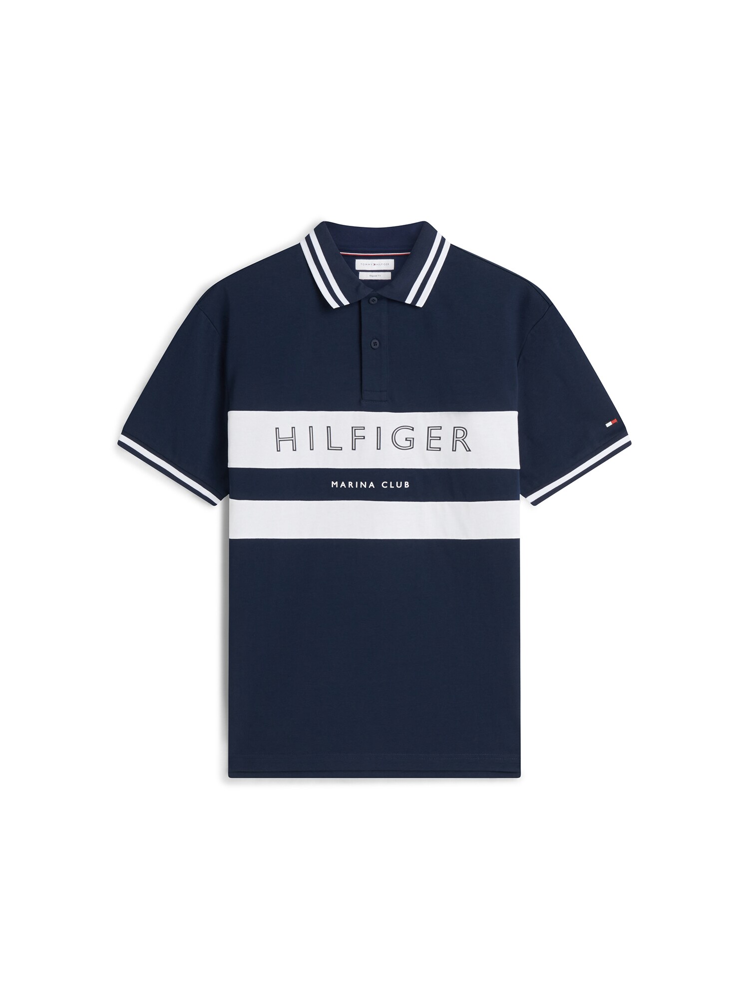 TOMMY HILFIGER Tričko  námornícka modrá / biela