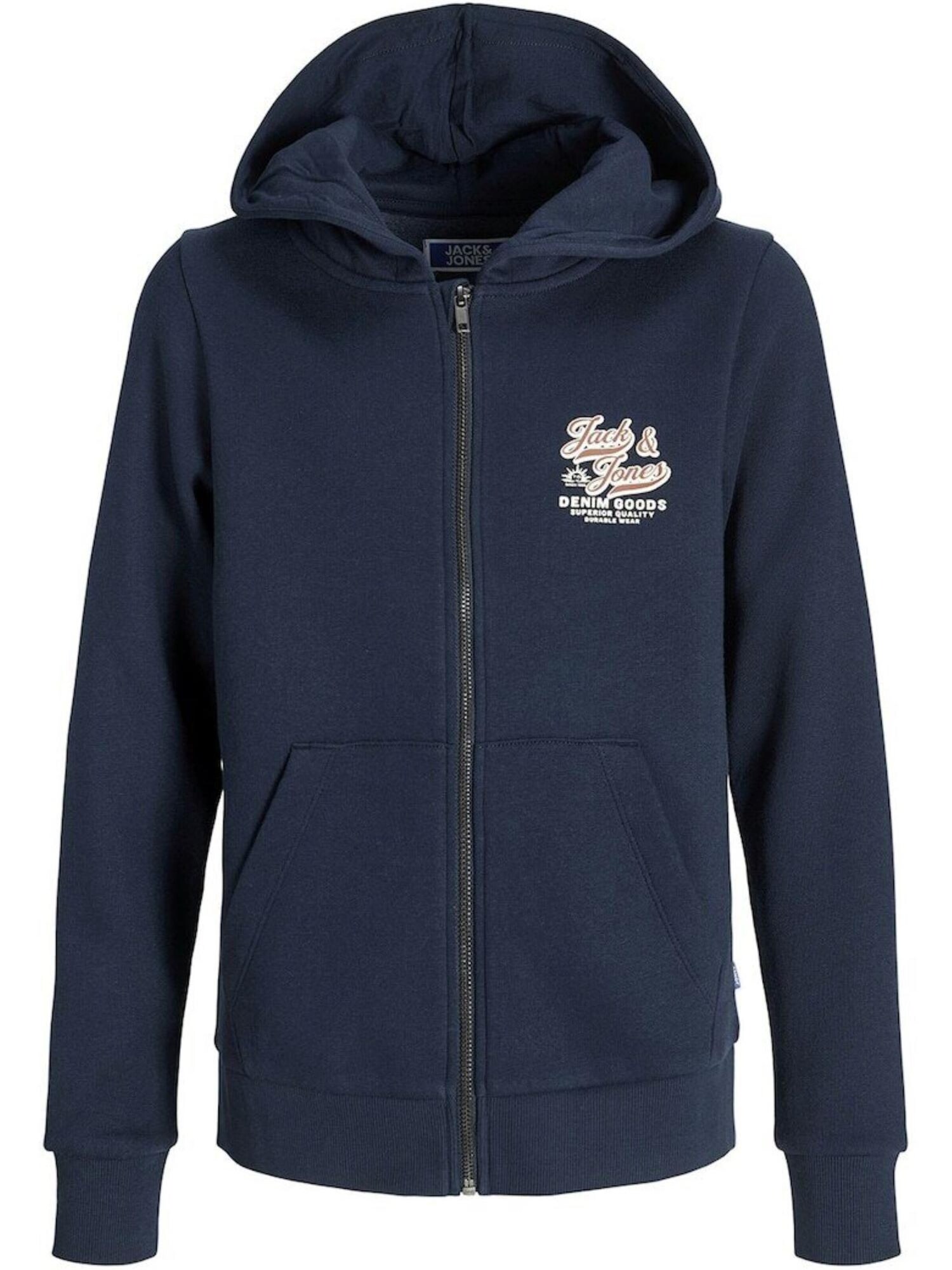 Jack & Jones Junior Sweater majica 'JJELogo'  tamno plava