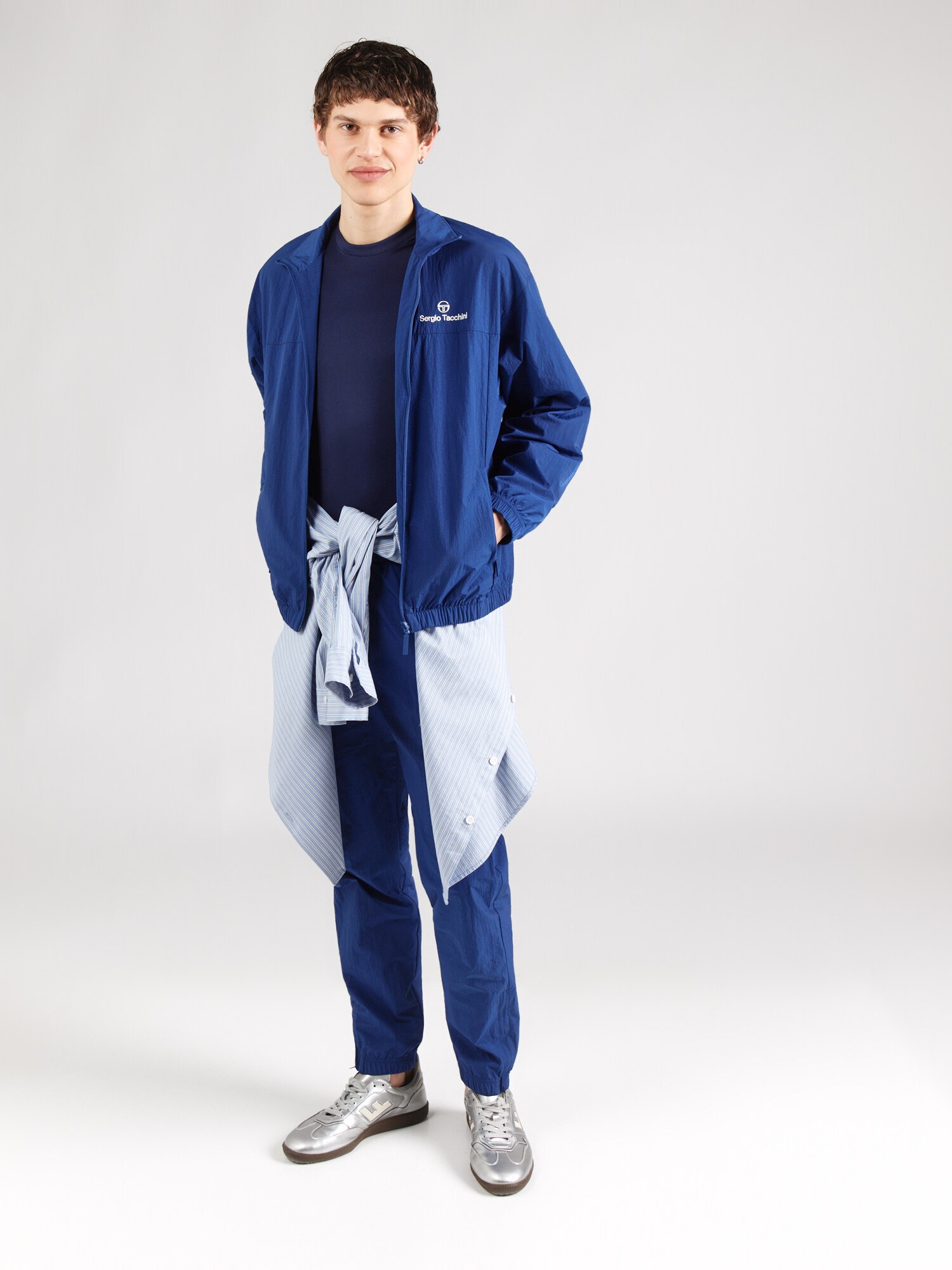 Sergio Tacchini Chaqueta de entretiempo 'Nayla 024'  azul / blanco – imagen 4
