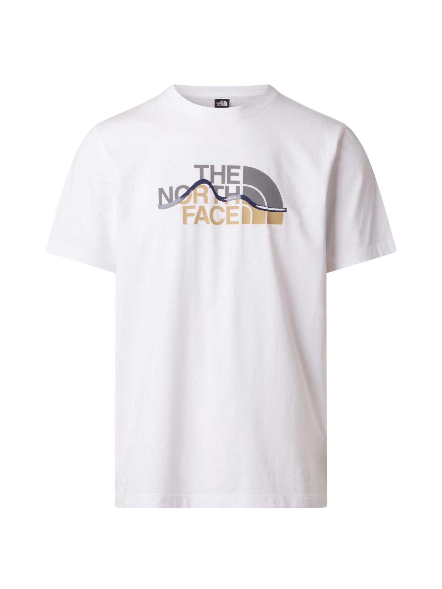 THE NORTH FACE Tričko 'MNT LINE RG SS'  biela