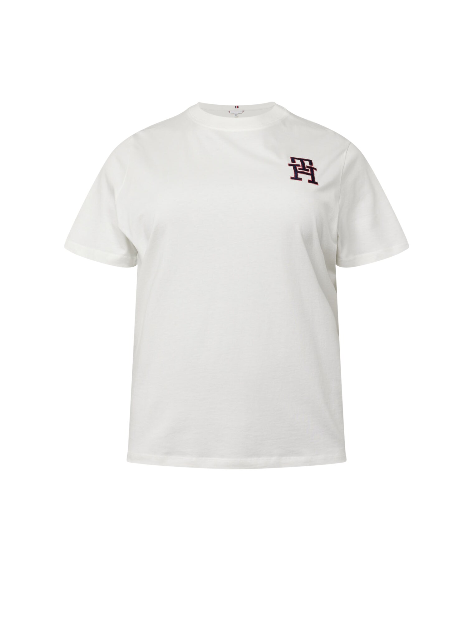 Tommy Hilfiger Curve Majica  mornarska / bordo / bela