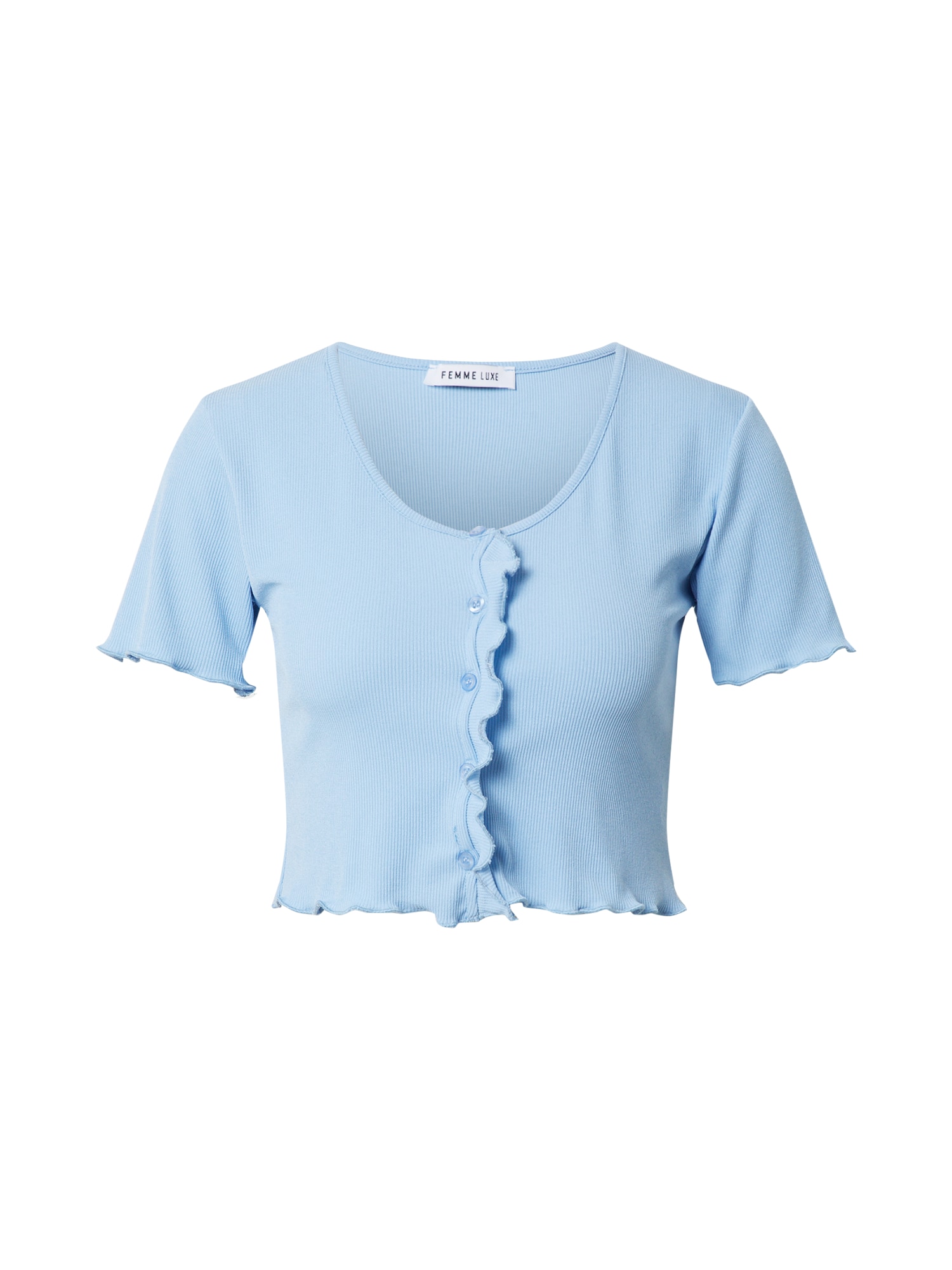Femme Luxe Marškinėliai 'BRIA' šviesiai mėlyna