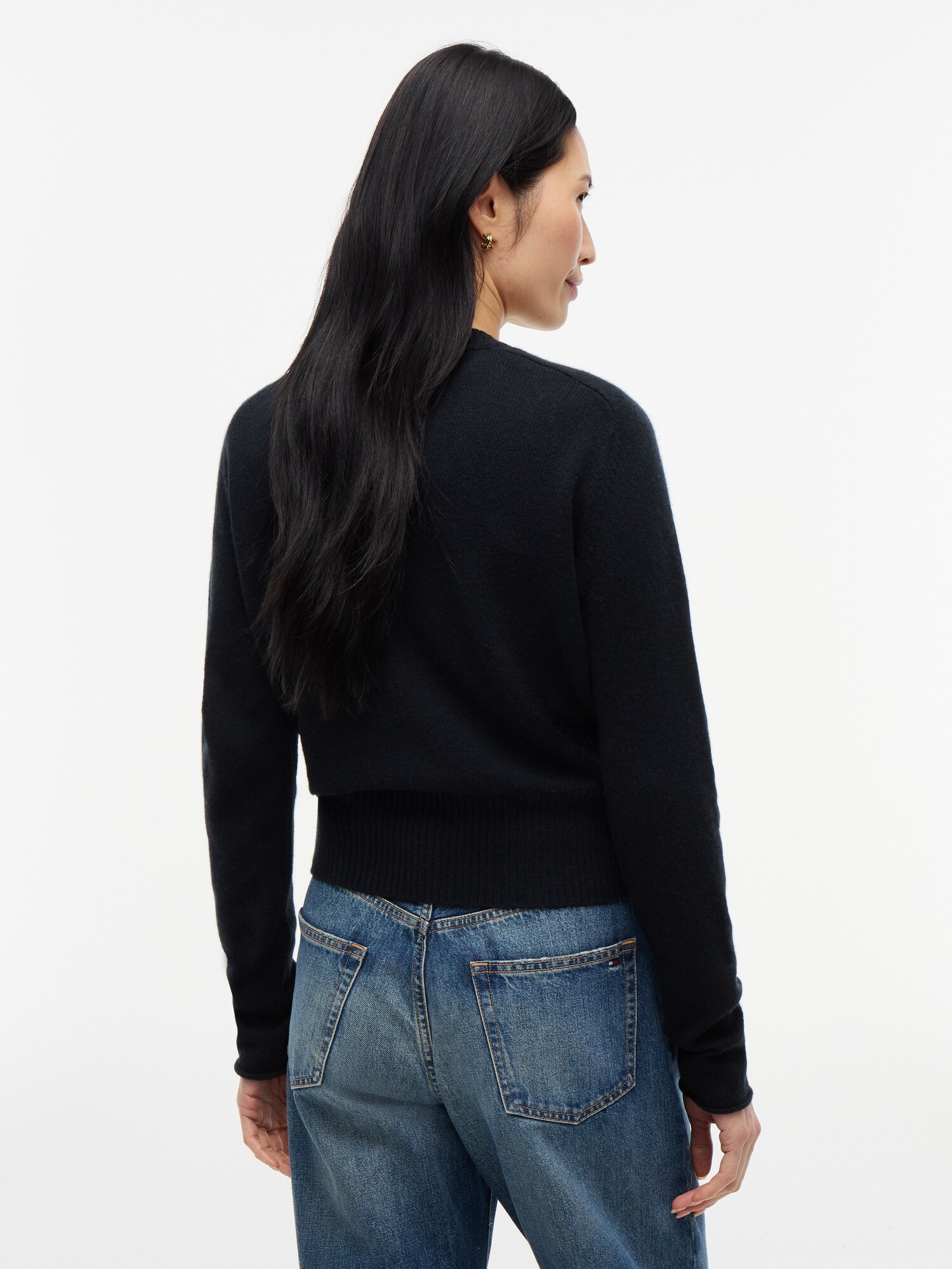 TOMMY HILFIGER Cárdigan negro – imagen 3