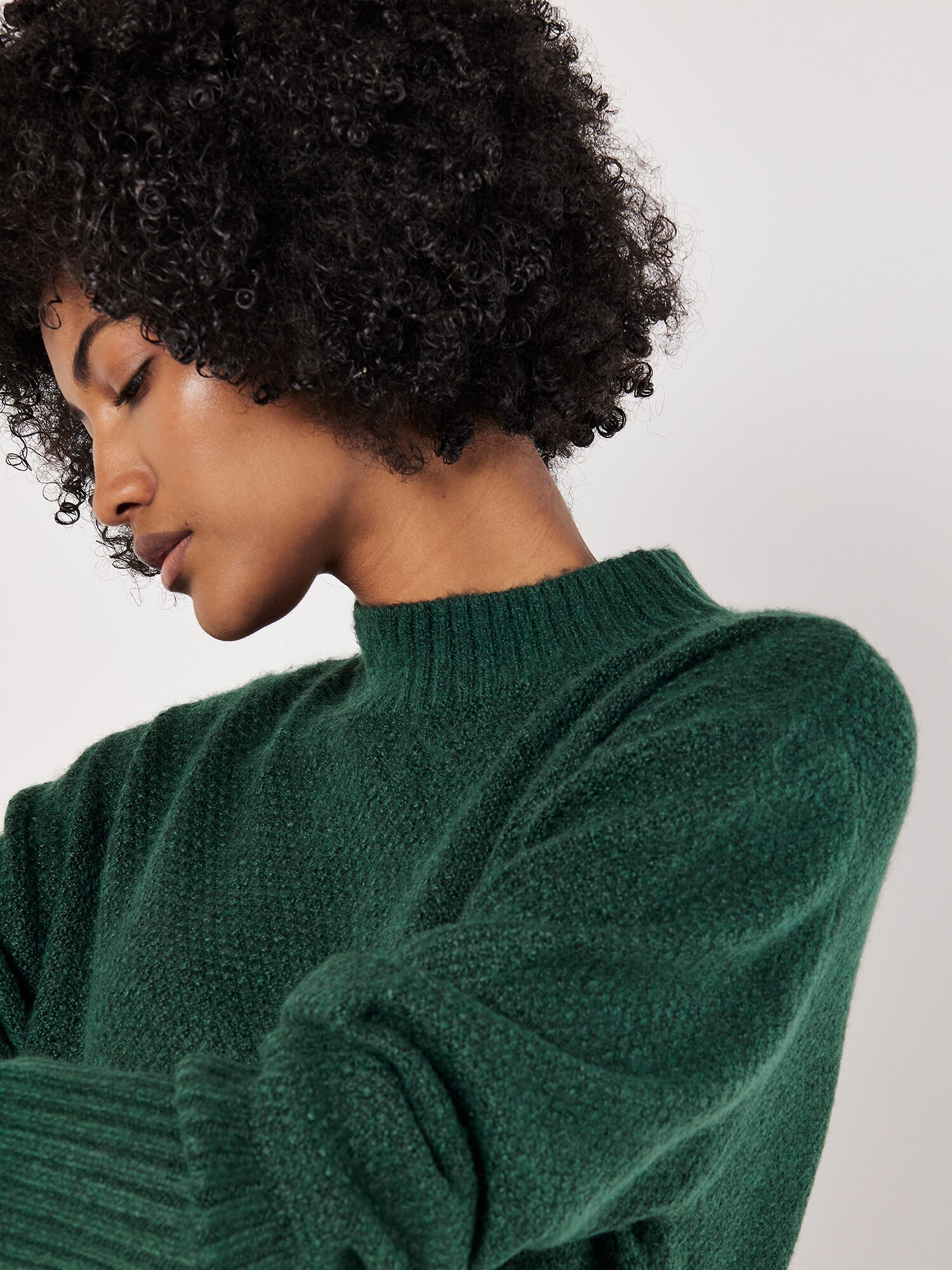Thumbnail - Apricot Waffle Knit Midi Dress