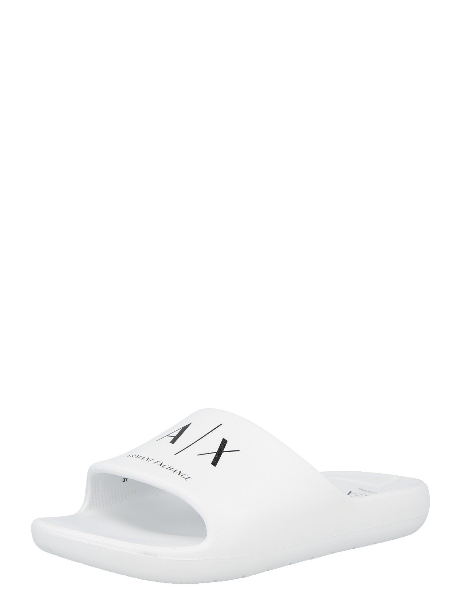 ARMANI EXCHANGE Saboți  negru / alb