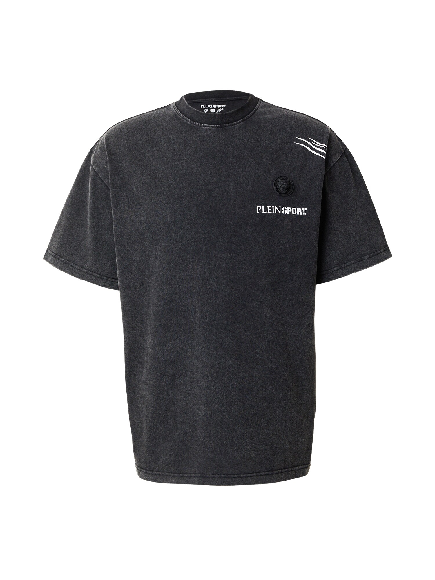 Plein Sport Camiseta  negro / blanco