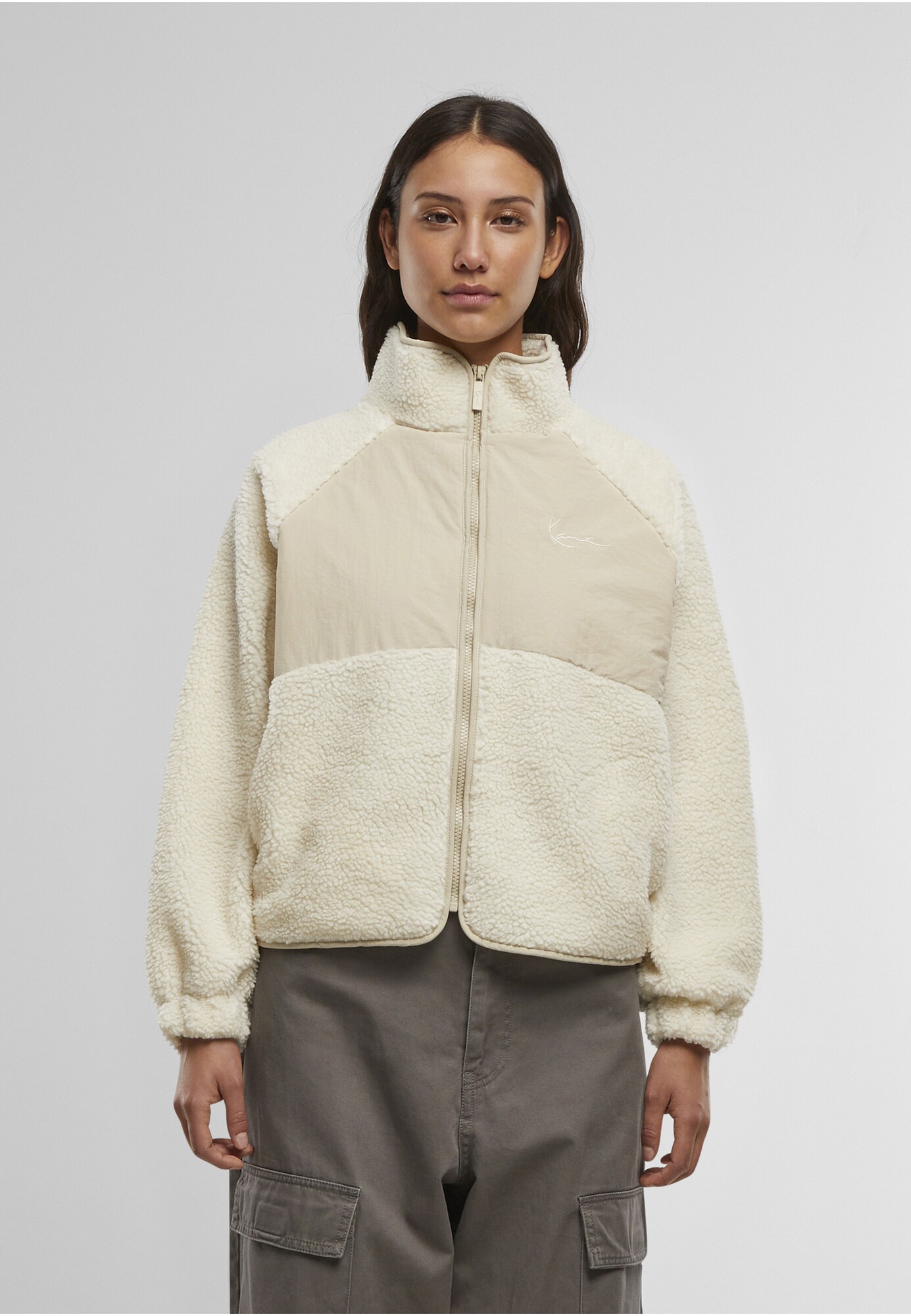 Karl Kani Chaqueta polar  crema – imagen 4