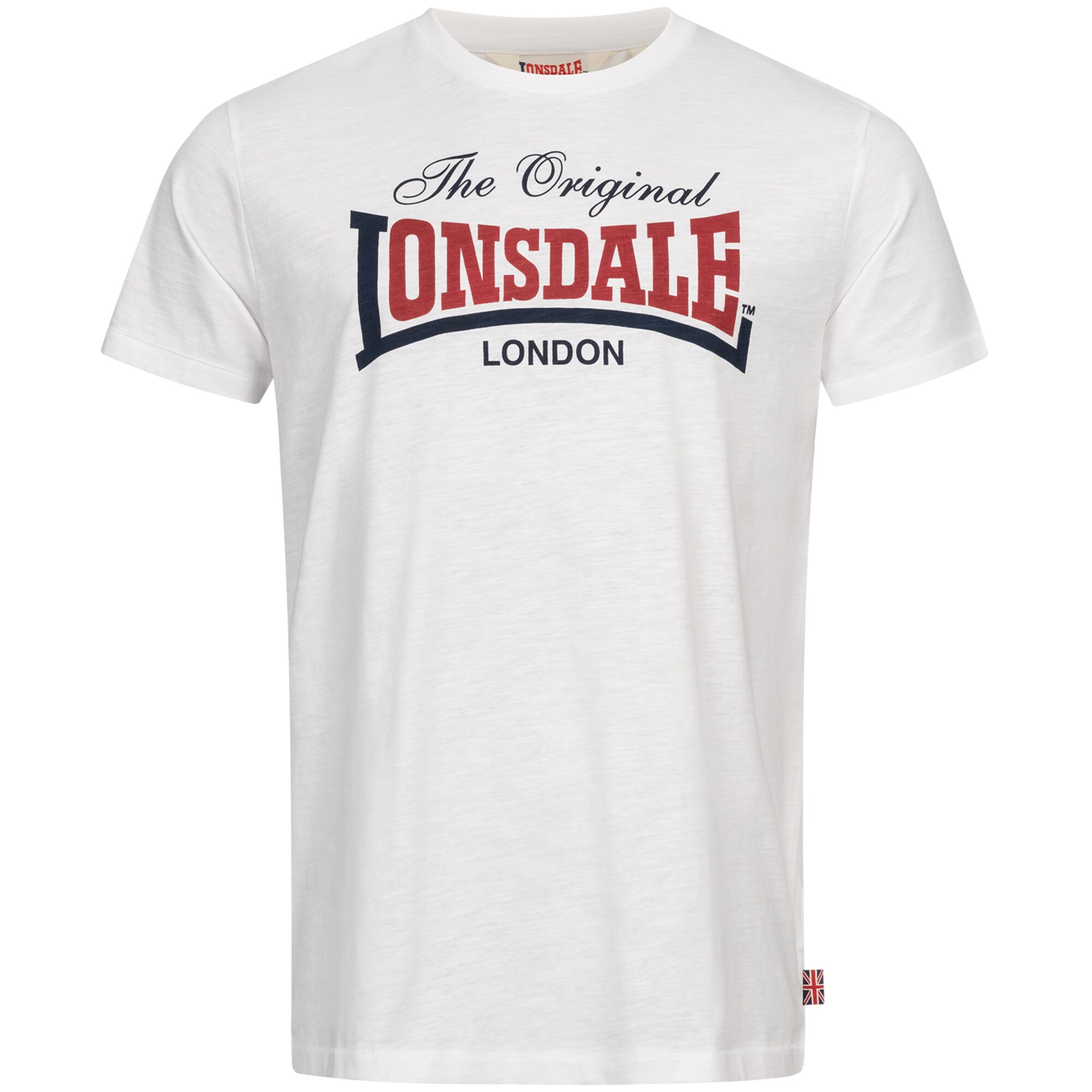 LONSDALE Póló 'Aldingham'  tengerészkék / piros / fehér akciós termékkép 1