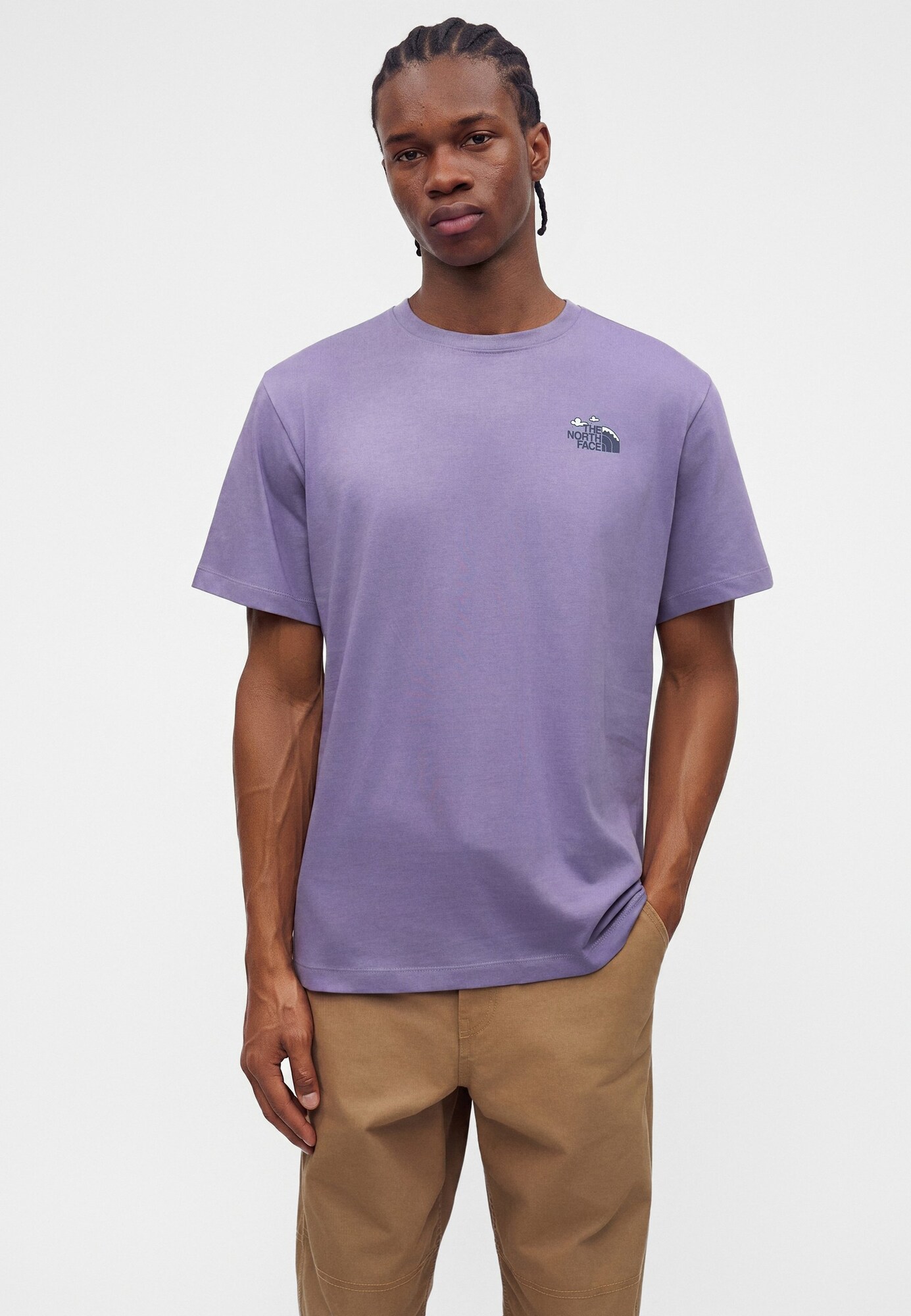 THE NORTH FACE Camiseta 'NAT HIGH SOCIETY' lila – imagen 3