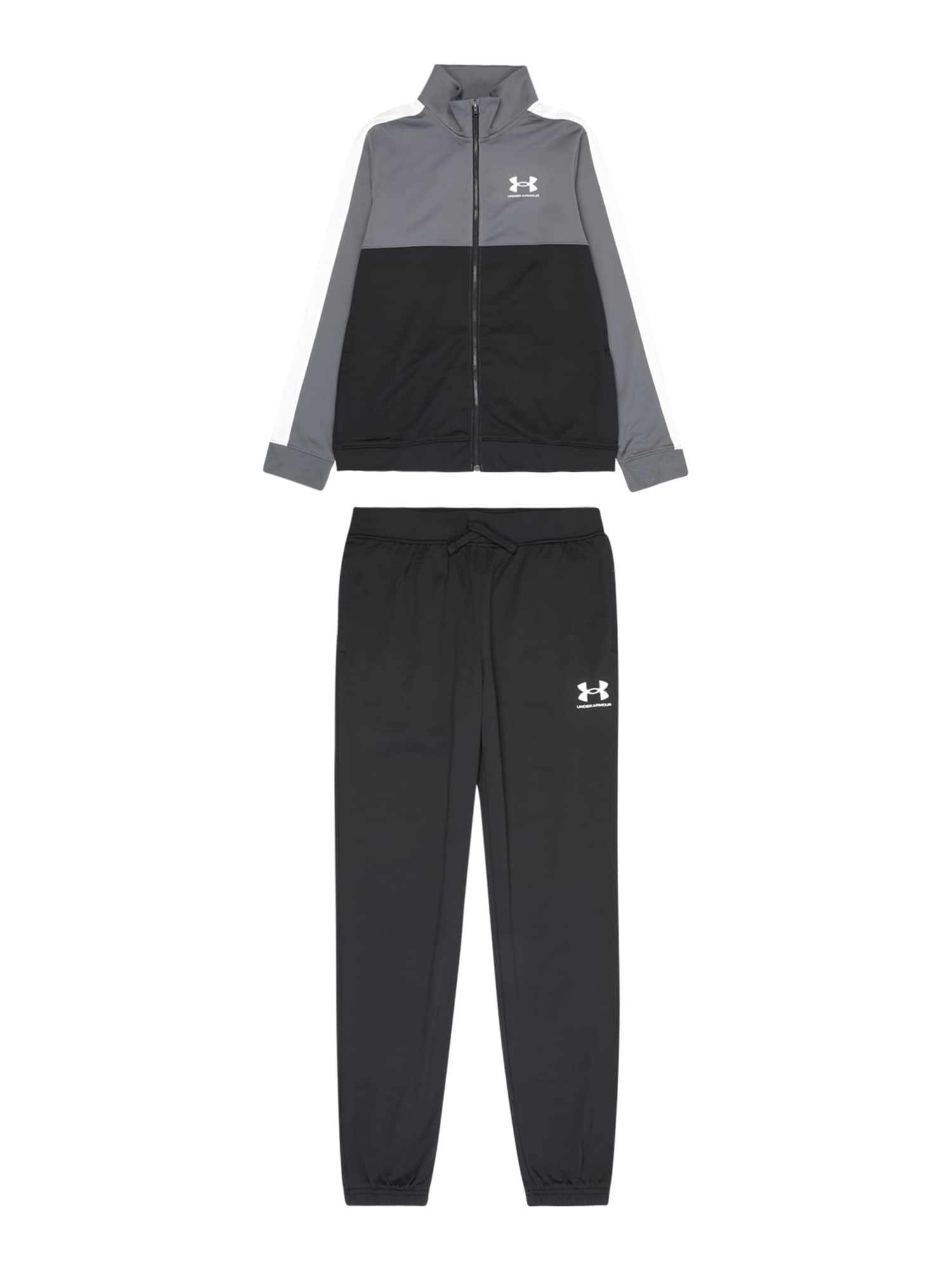 UNDER ARMOUR Odjeća za vježbanje  siva / crna / bijela
