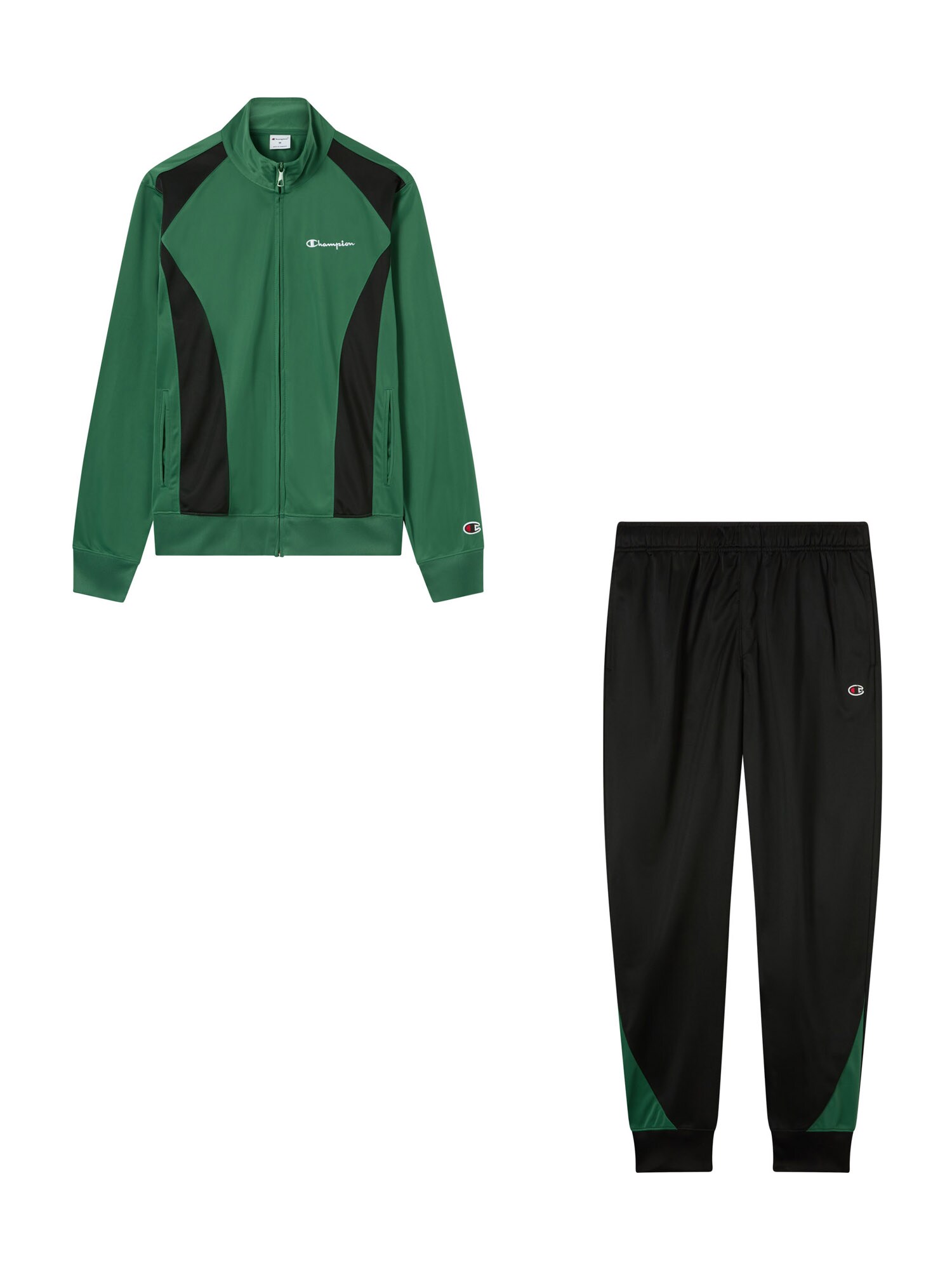 Champion Authentic Athletic Apparel Costum de trening  verde / negru / alb
