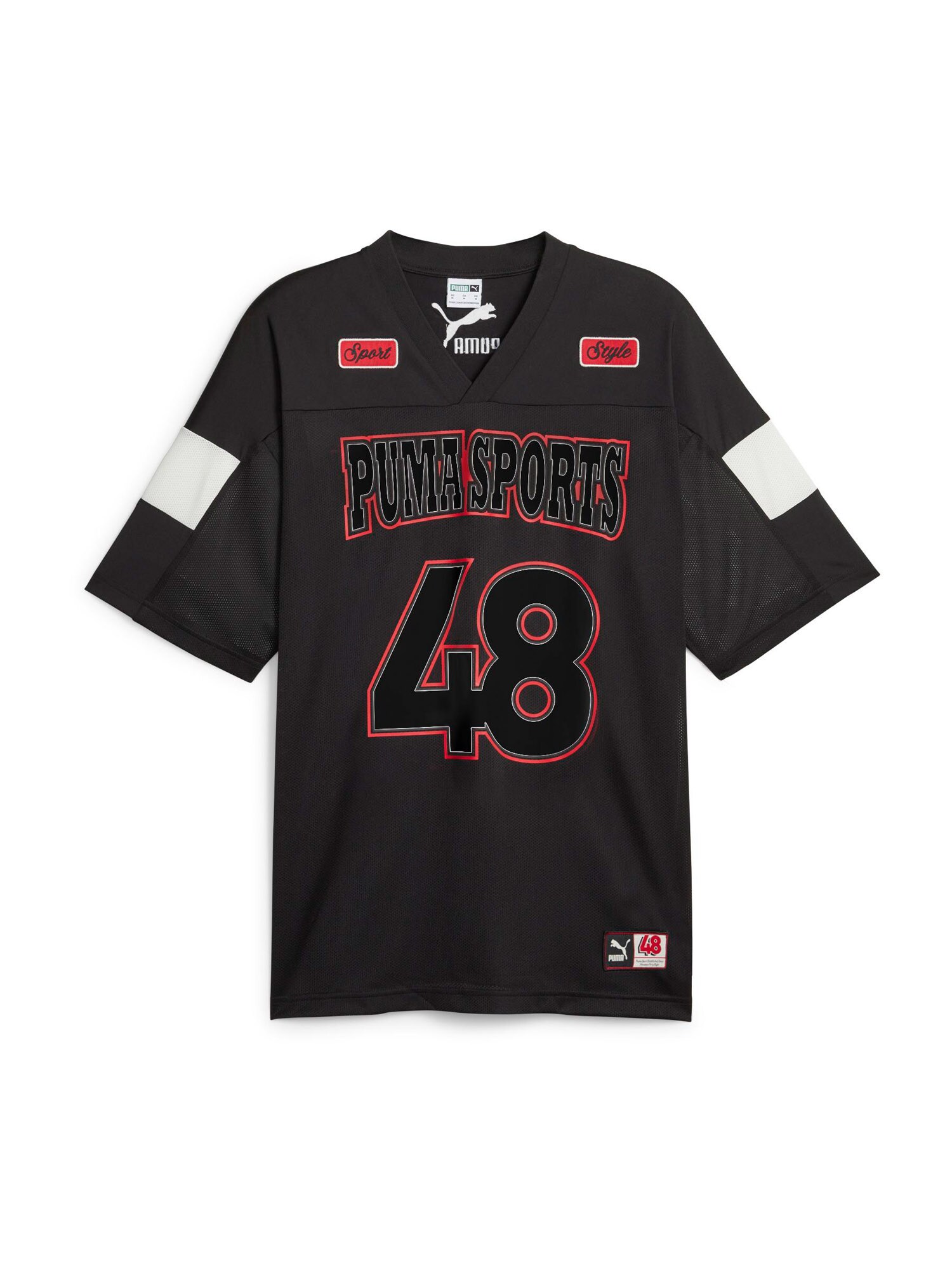 PUMA Dres  jasne červená / čierna / biela