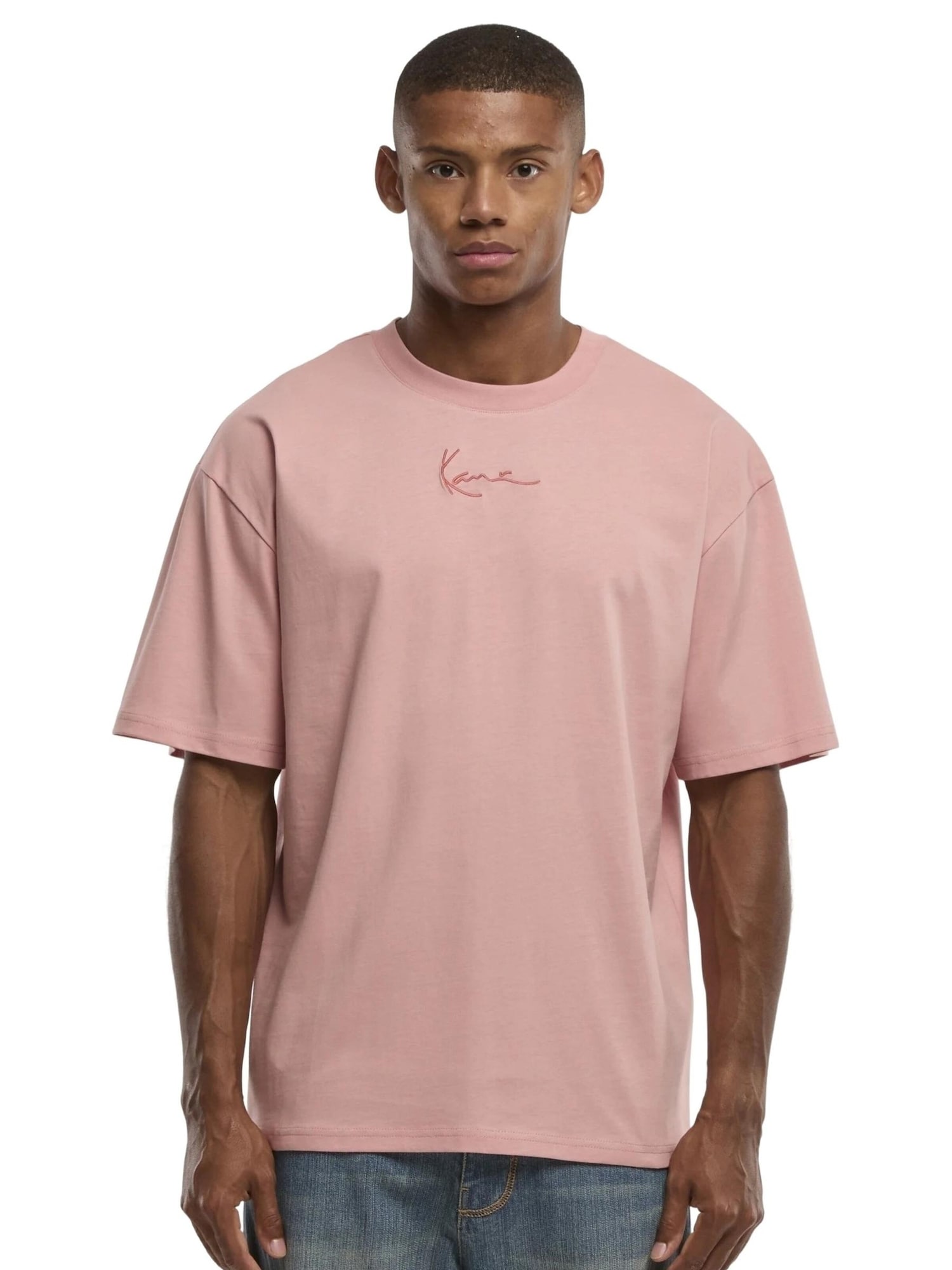 Karl Kani Camiseta 'Camiseta karl kani rosa small signature essential tee'  rosa