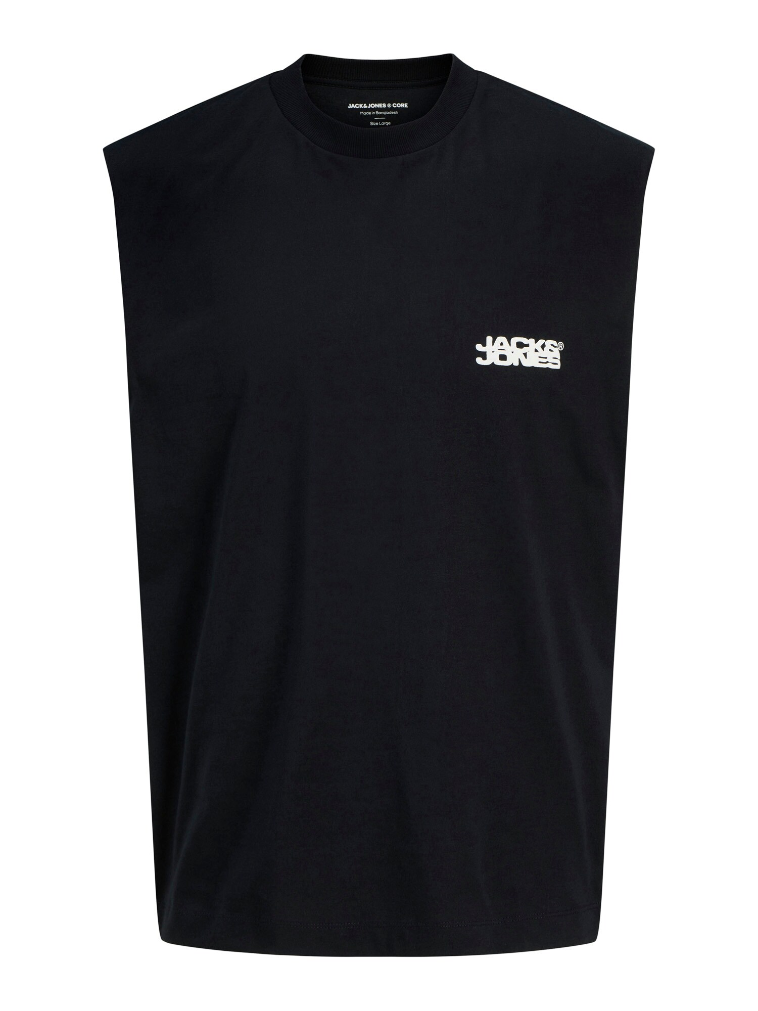 Jack & Jones Junior Tričko 'JCOSAGO'  čierna / biela